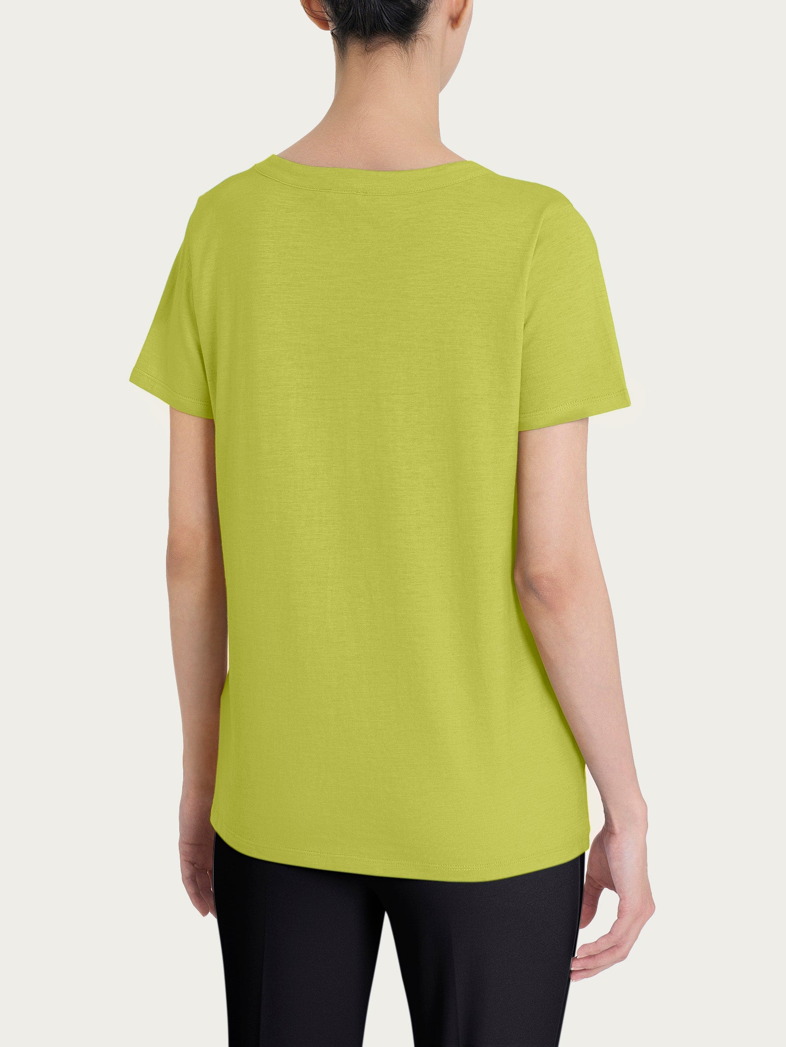 Ragno Maglietta Girocollo Grenoble Green in puro cotone