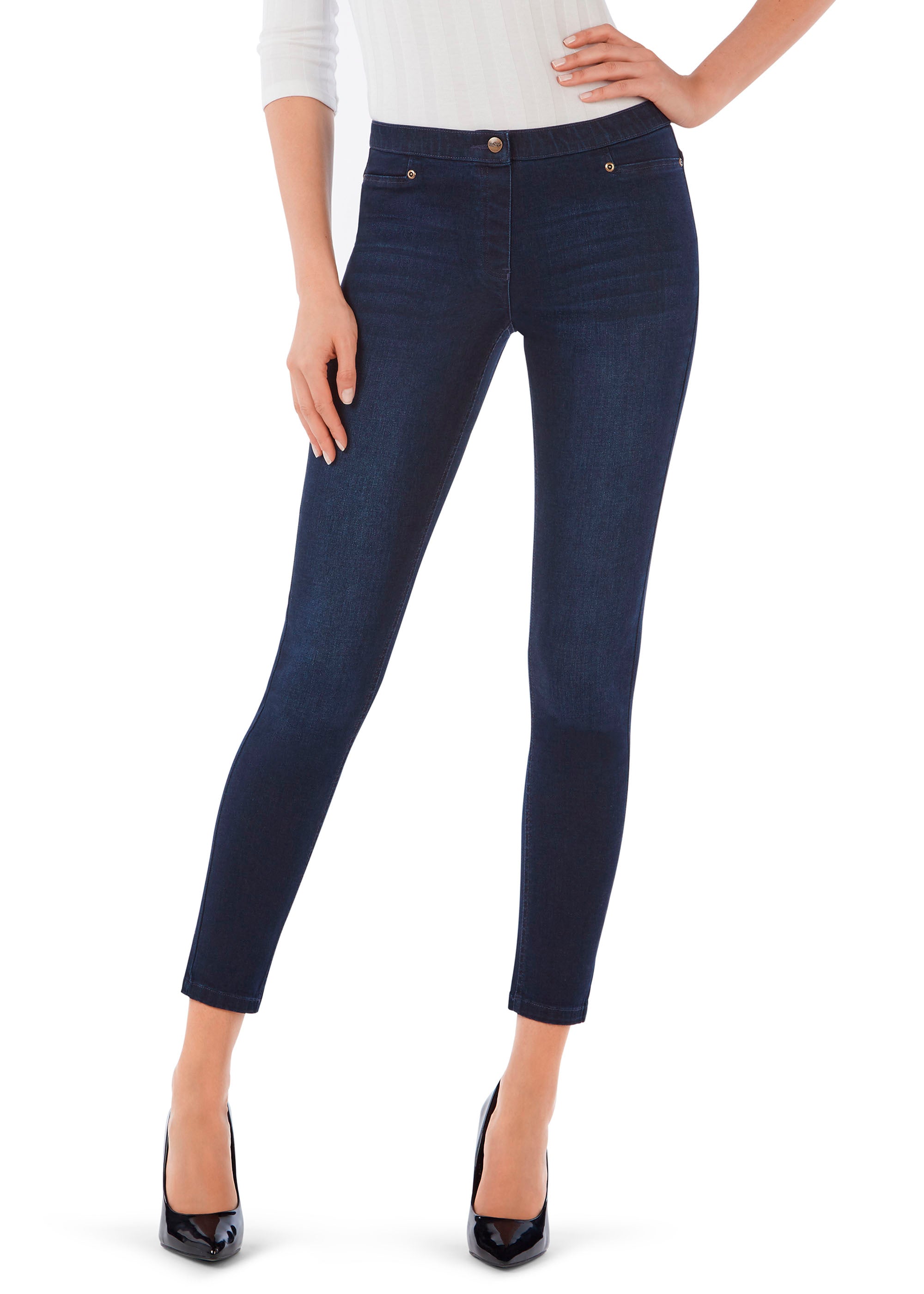 Philippe Matignon Jeans Toujours leggings XS-XL cotone effetto jeans