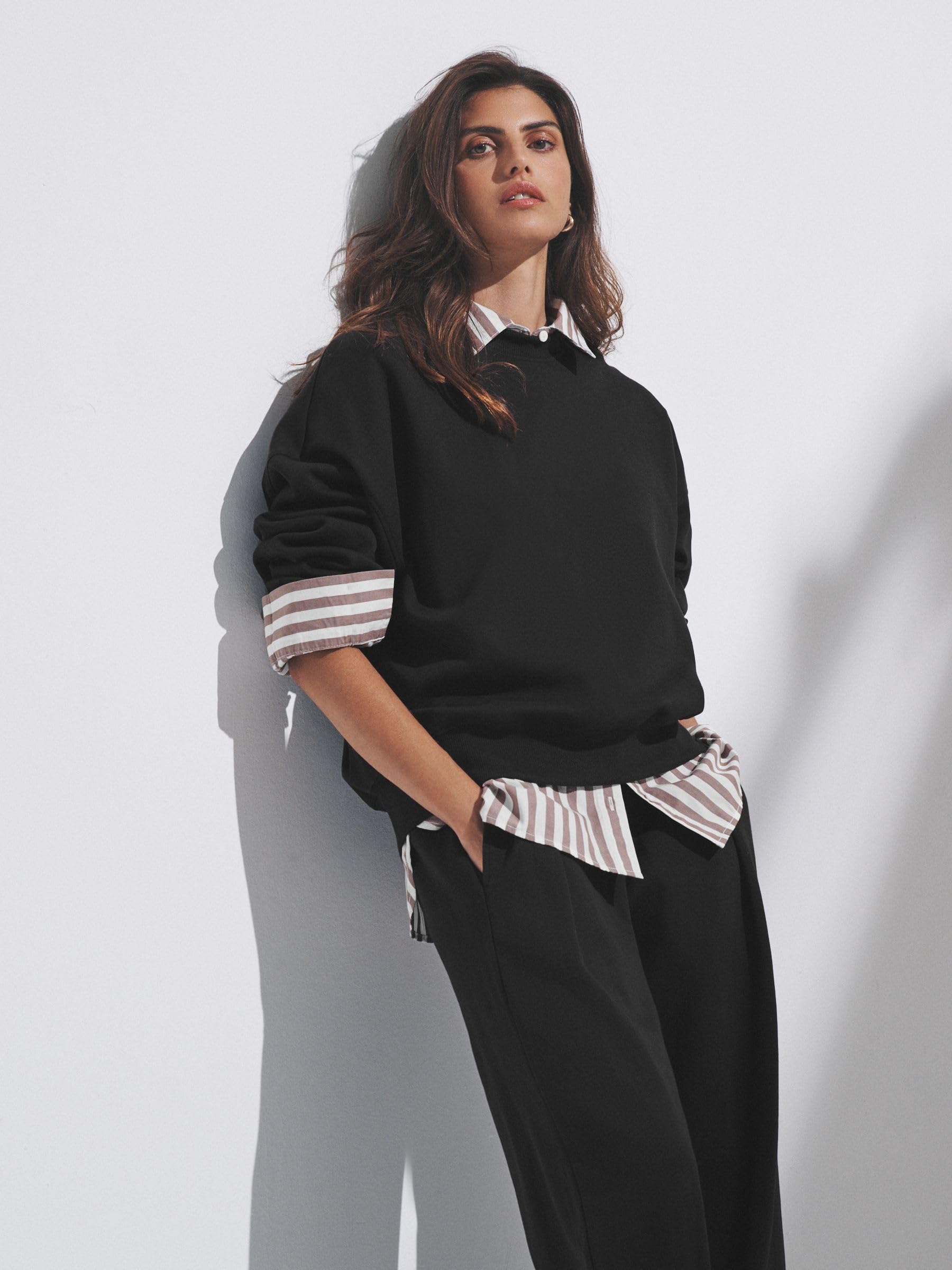 Geo Next The Set felpa donna girocollo 2 pezzi felpa pesante