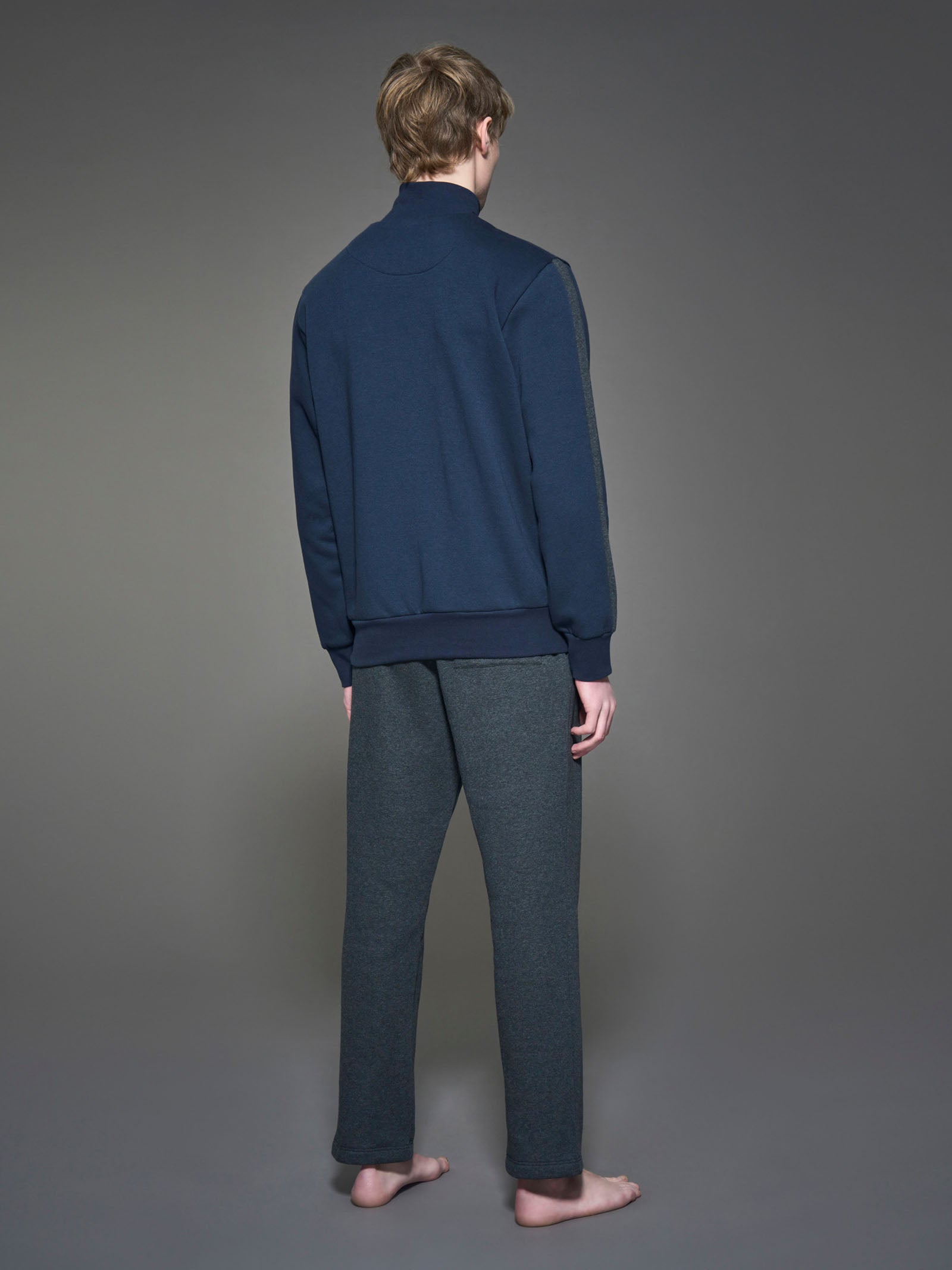 Ragno Comfort tuta felpata collo alto Fant. Navy Blazer