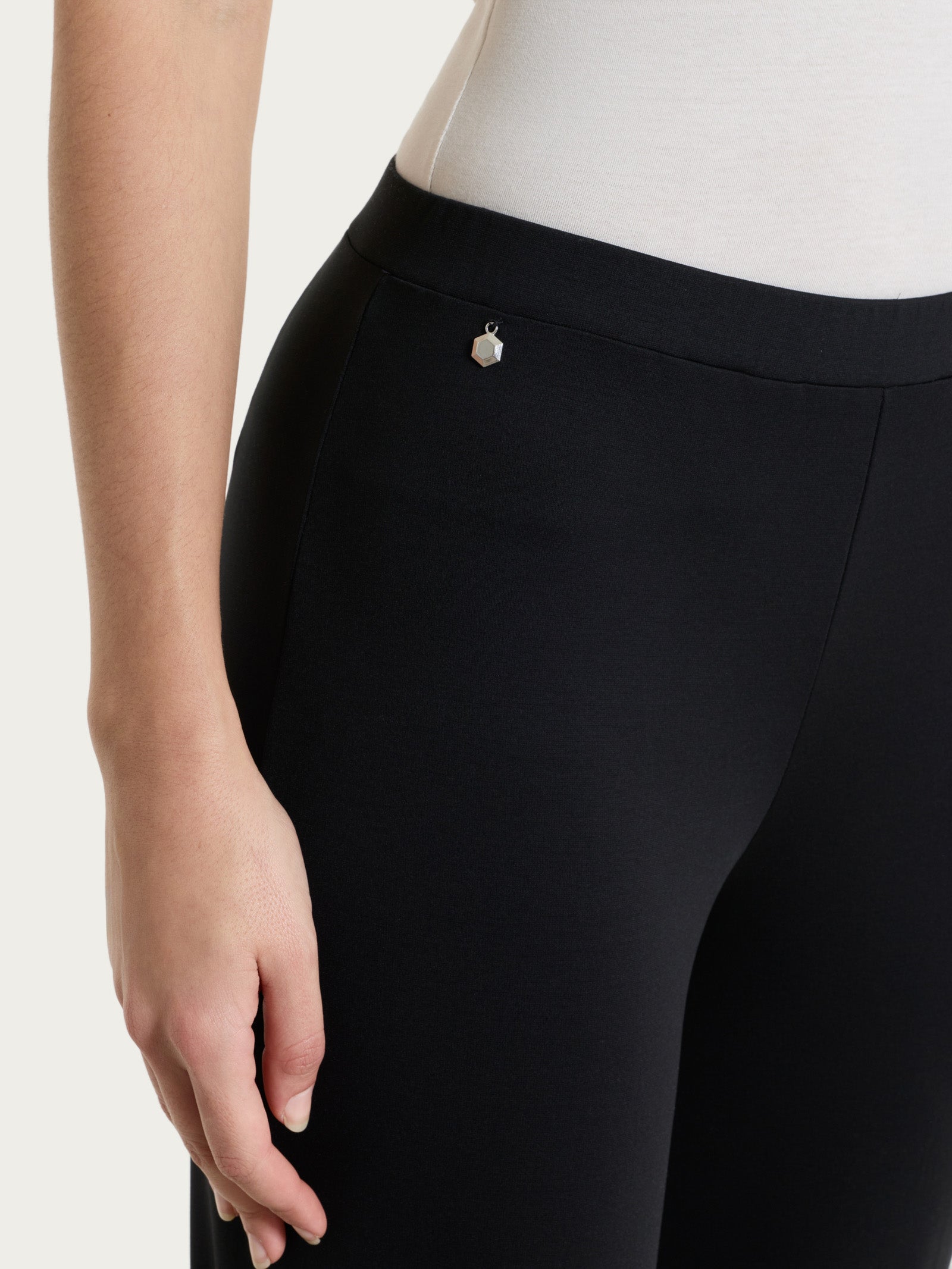 Ragno Compact Light Pantalone Donna Ampio Nero