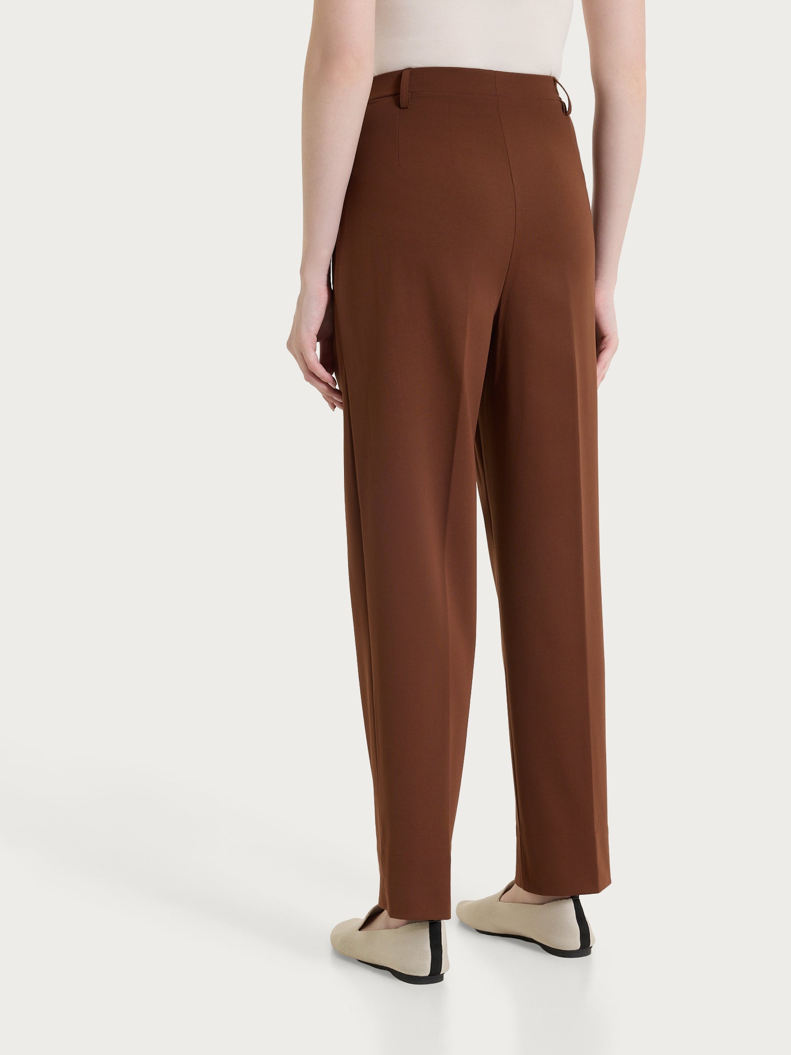 Ragno Compact Light Pantalone Carota Donna Cappuccino