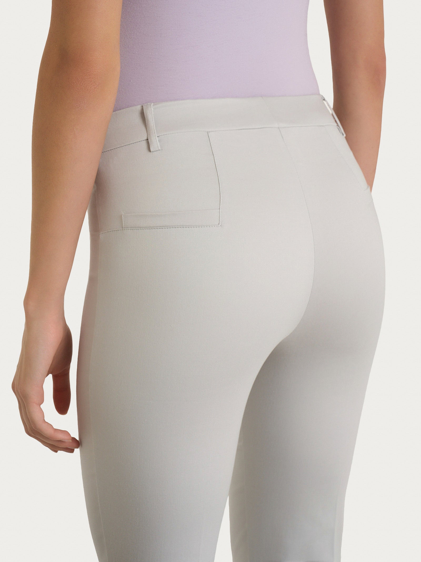Ragno Satin Power Pantalone flare Dawn Blue cotone