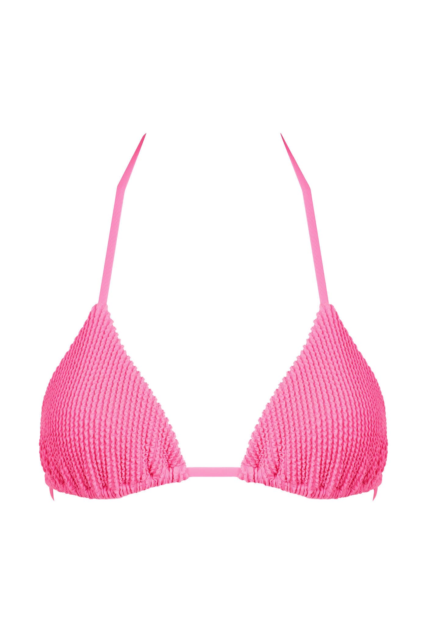 Goldenpoint Crinkle Top Bikini Triangolo Tessuto Arricciato