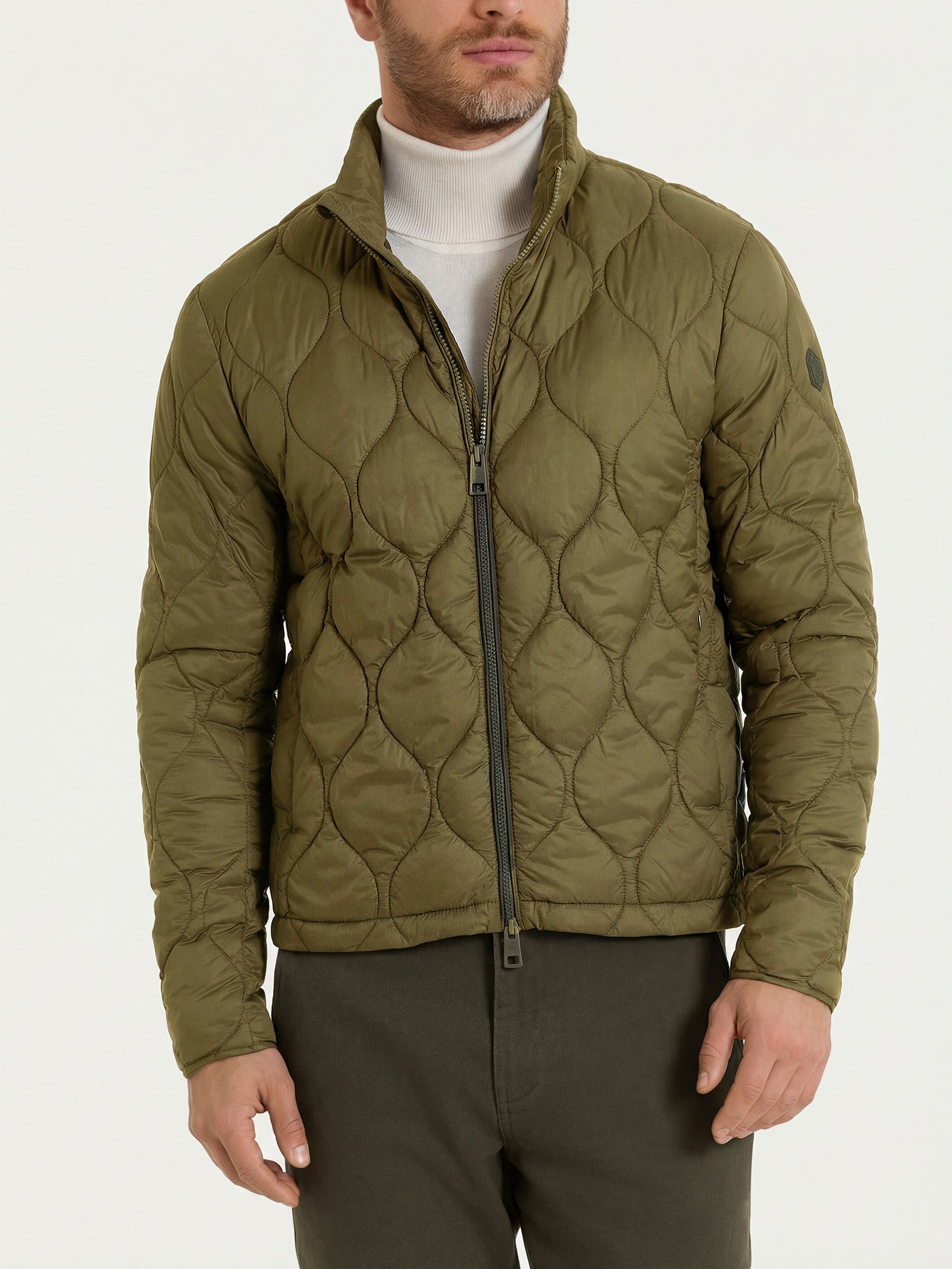Ragno Onion Quilt Piumino Puffer Dark Olive leggero