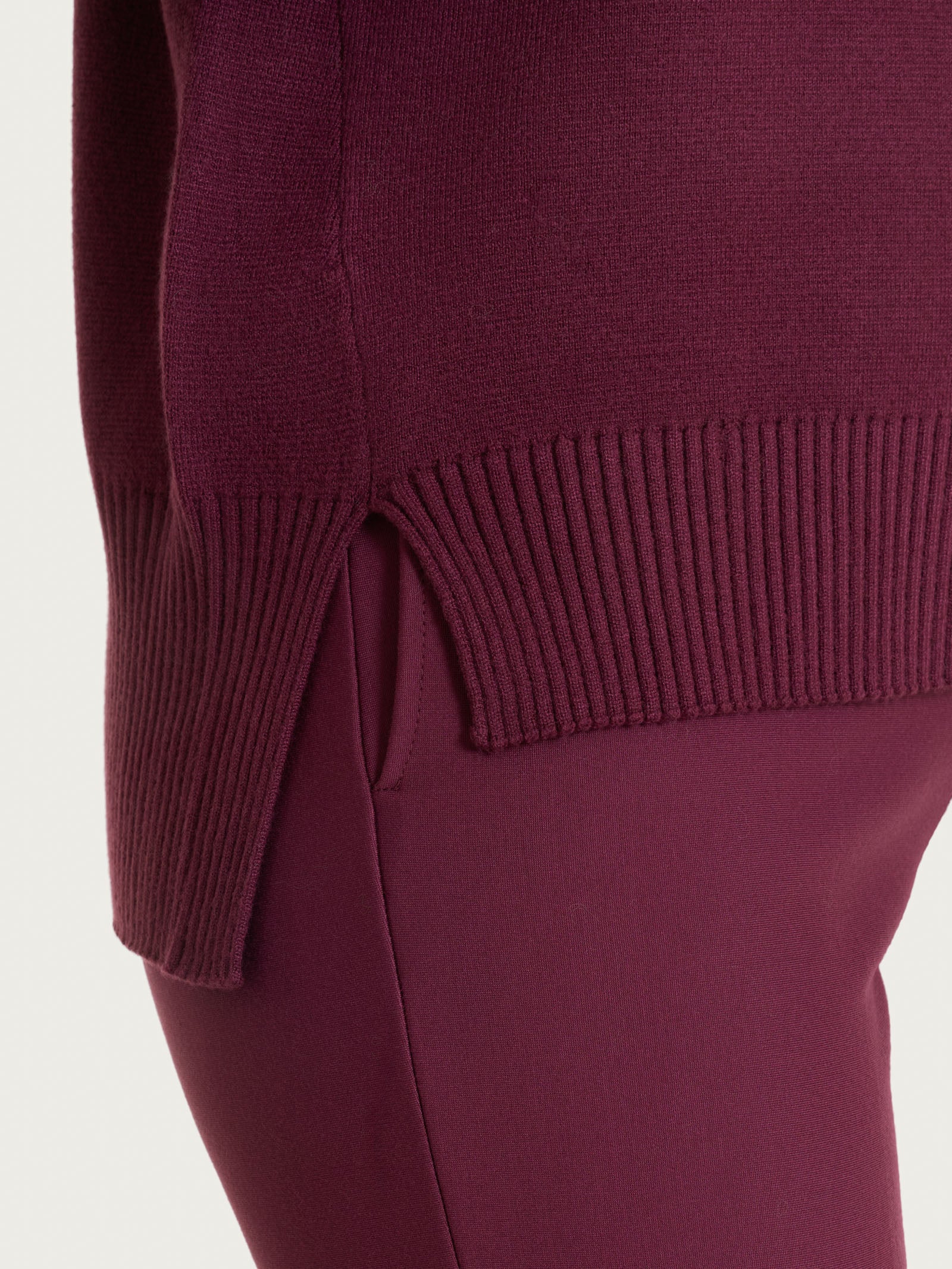 Ragno Super Soft maglia lupetto viola Fig viscosa
