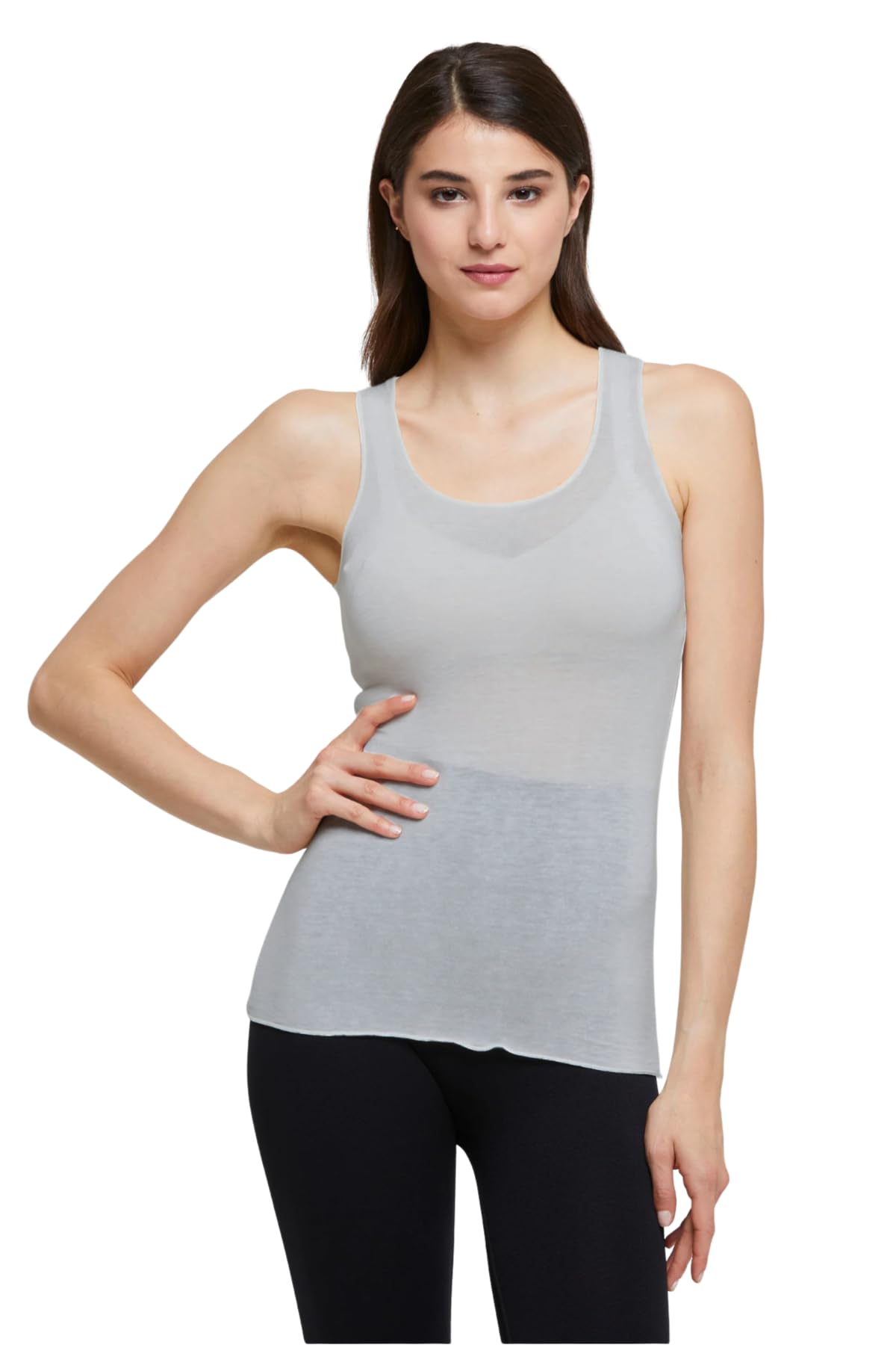 Lady C Ultralight canotta donna modal cashmere leggera
