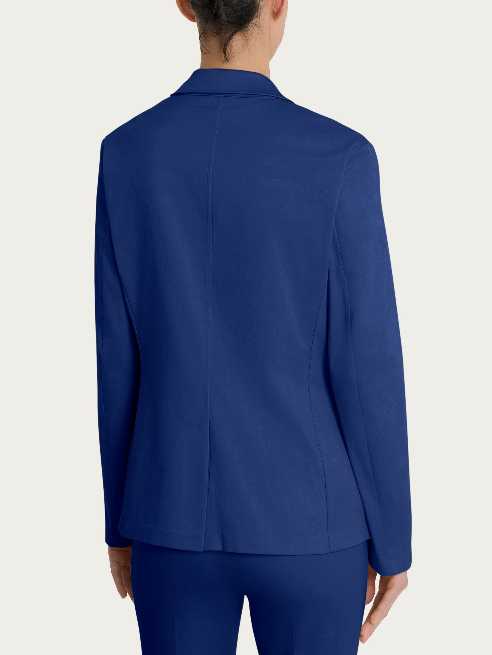 Ragno Satin Power Blazer Due Bottoni Donna Blueberry