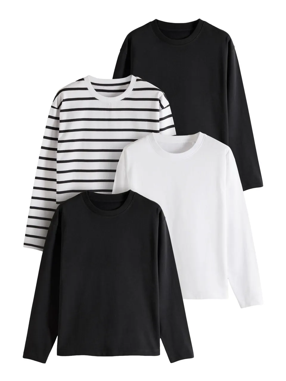 The Set t-shirt donna maniche lunghe pesanti 4 pezzi