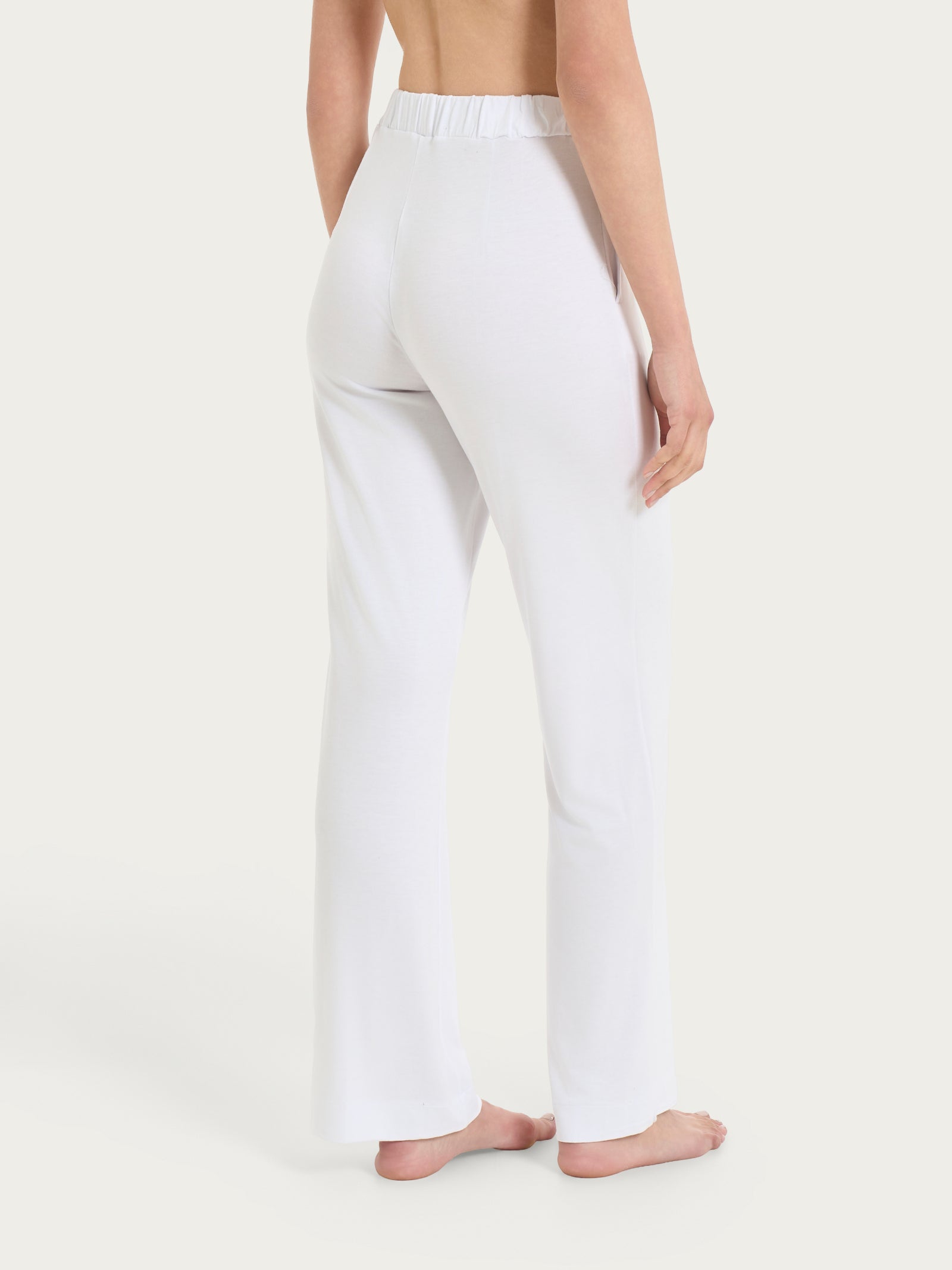 Ragno Viscosa Summer pantalone ampio bianco viscosa