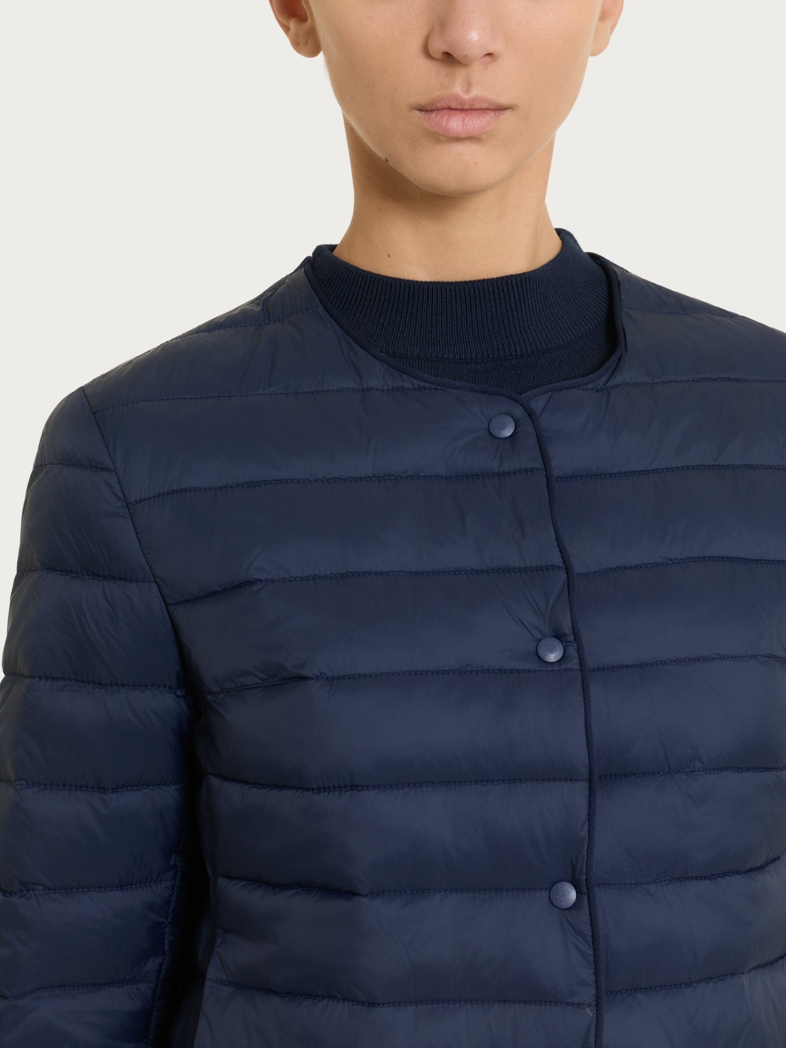 Ragno Ultralight Piumino manica lunga blu Bleu ultraleggero