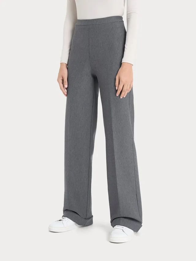 Ragno Compact Pantalone donna Ardesia modellante ampio