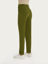 Ragno Super Natural pantaloni chino slim donna Sphagnum tencel