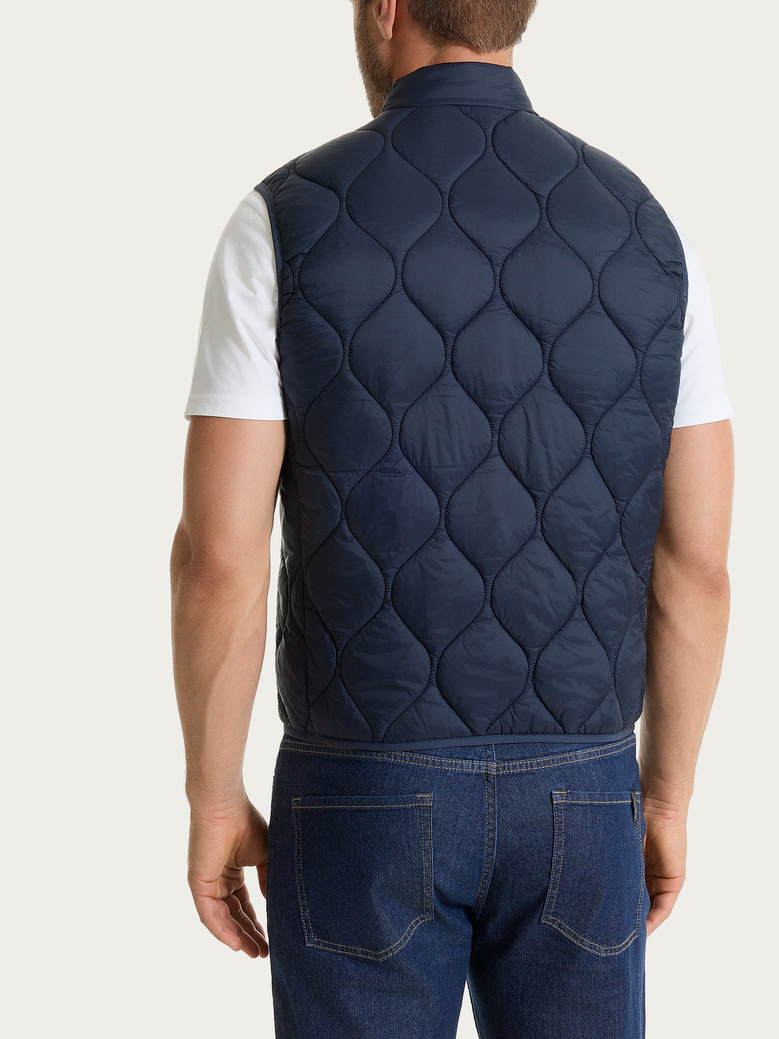 Ragno Outerwear piumino smanicato Onion Quilt blu
