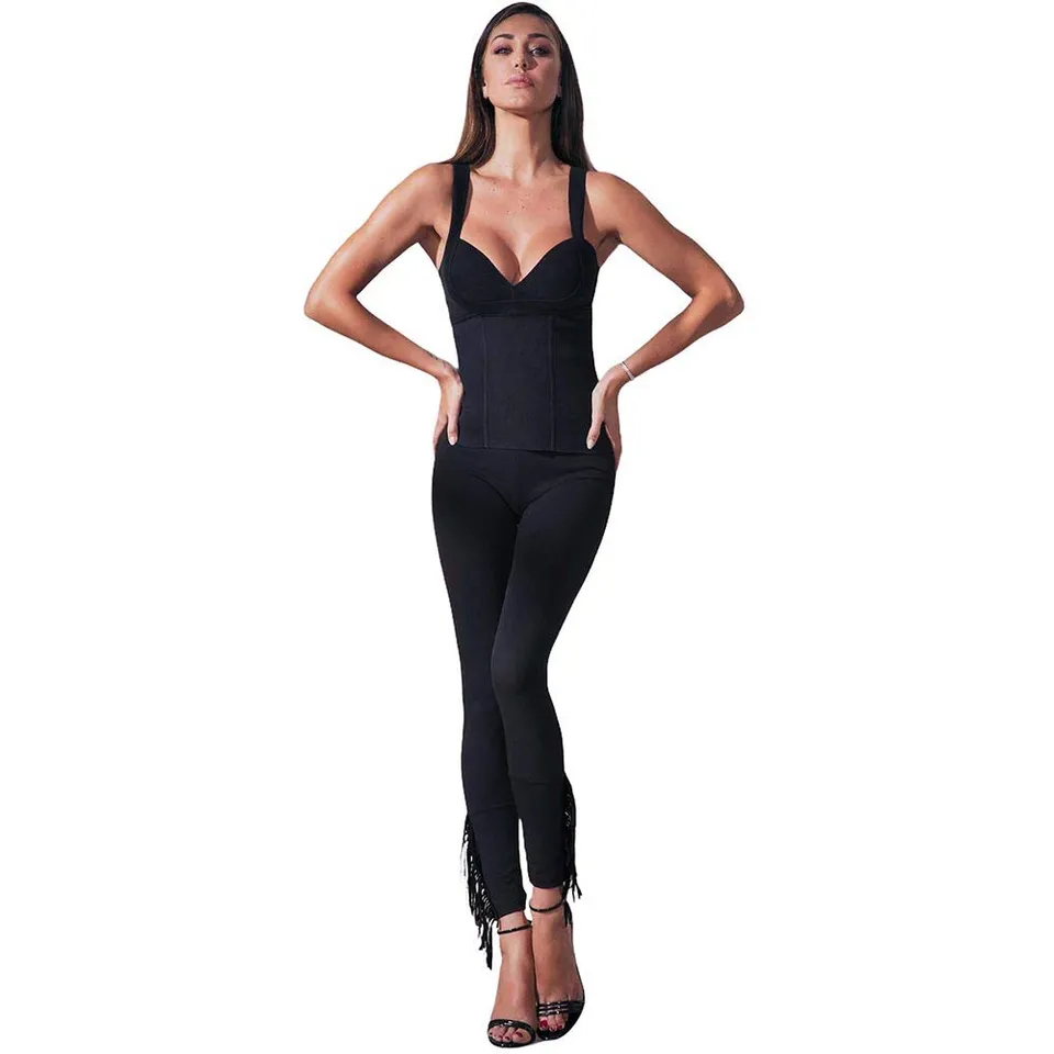 Jadea 4172 leggings donna cotone elasticizzato nero M