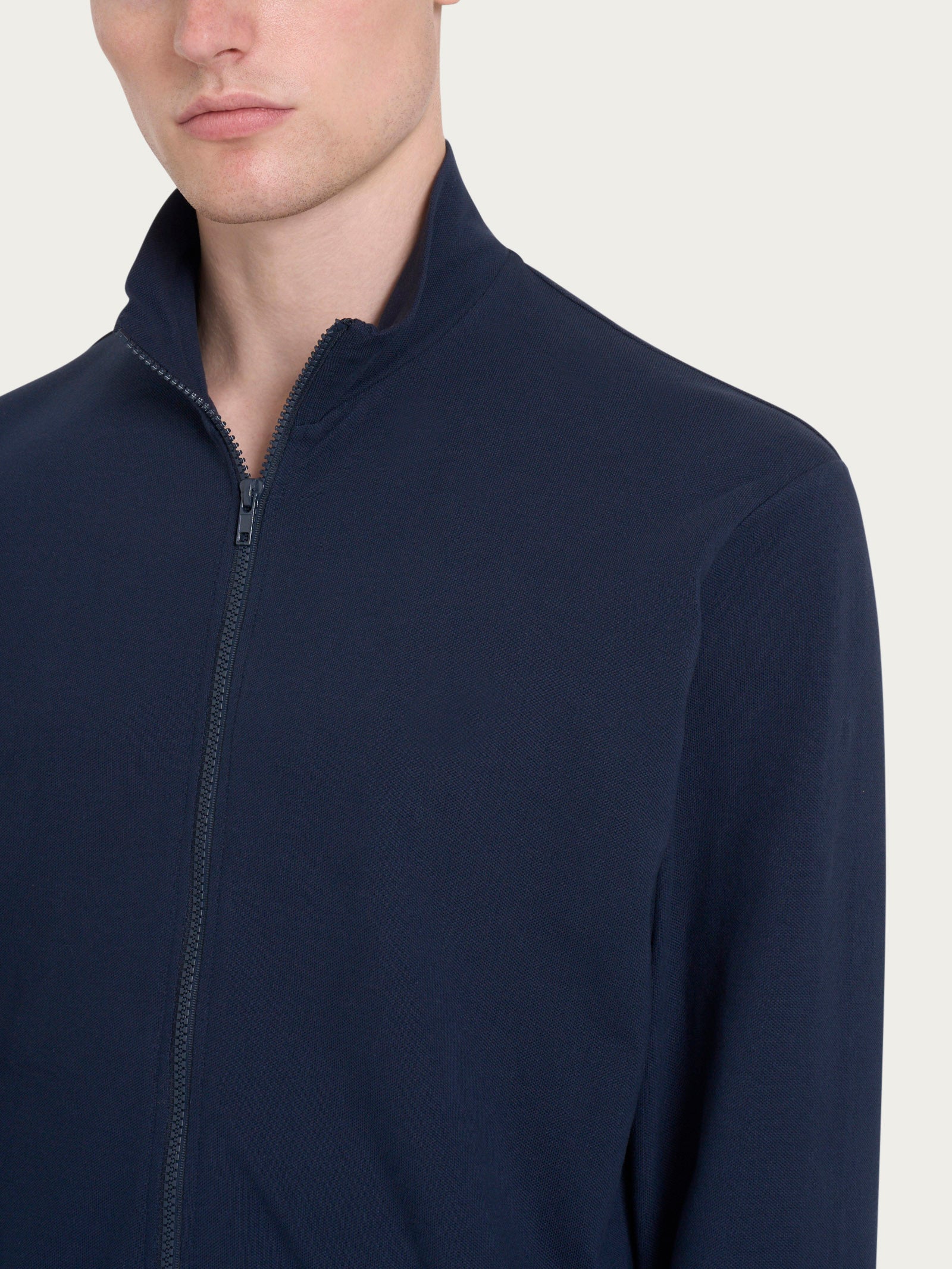 Ragno Eco Cotton Piquet tuta uomo Outer Space zip