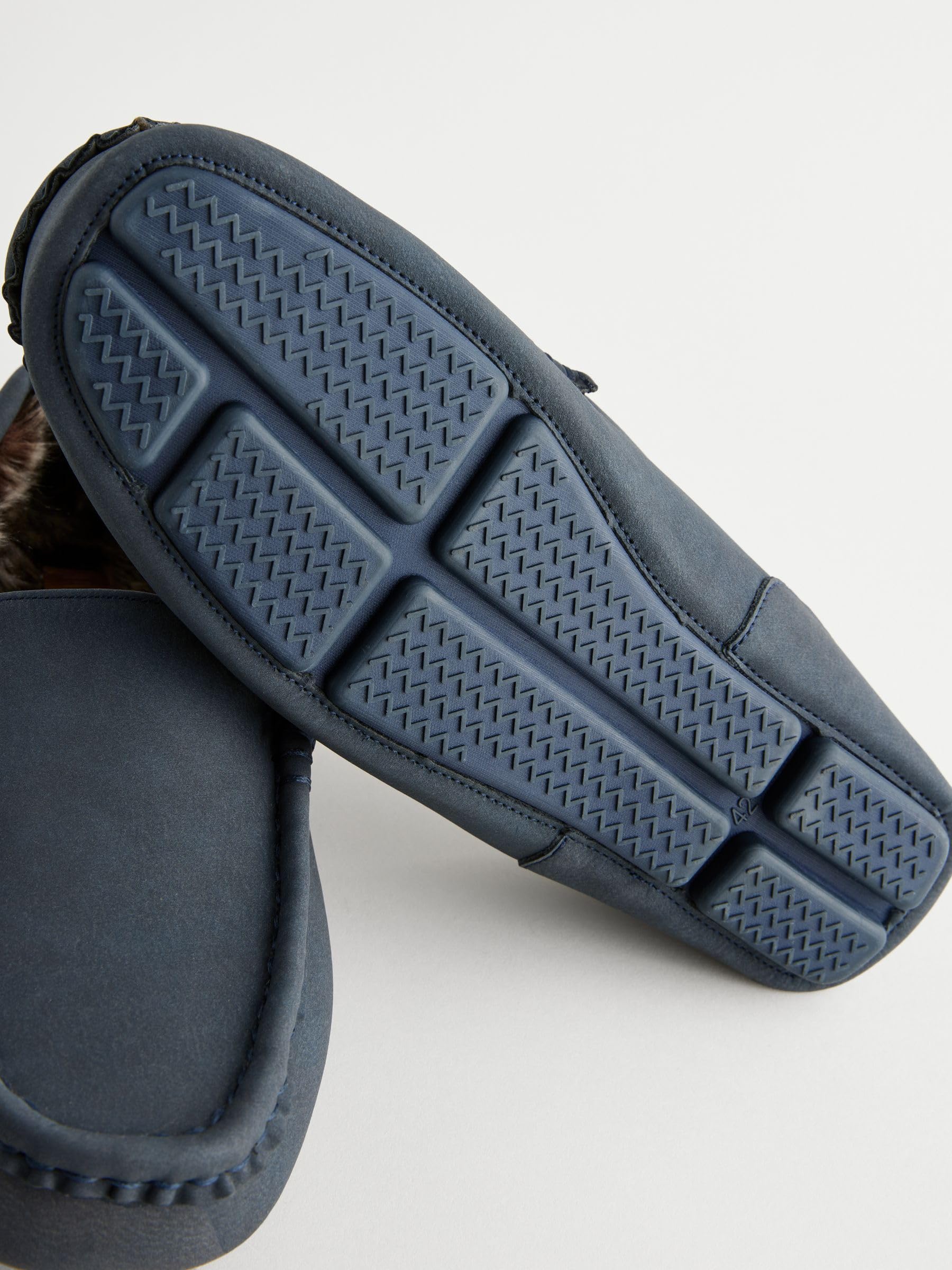 Next pantofole mocassino uomo pelliccia sintetica 47 EU