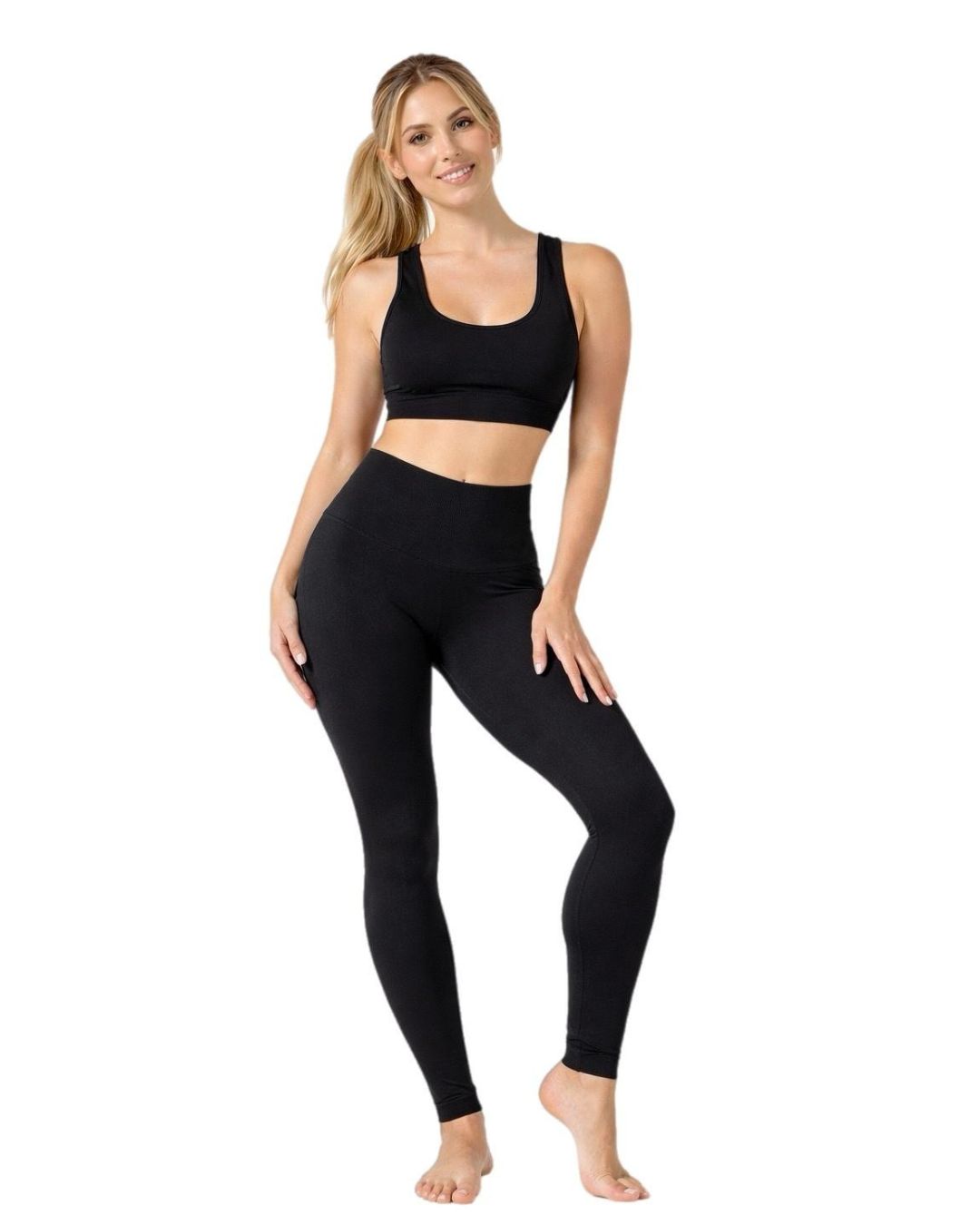 SLIMCELL.PRO 3D Sculpt leggings lungo nero push up modellante