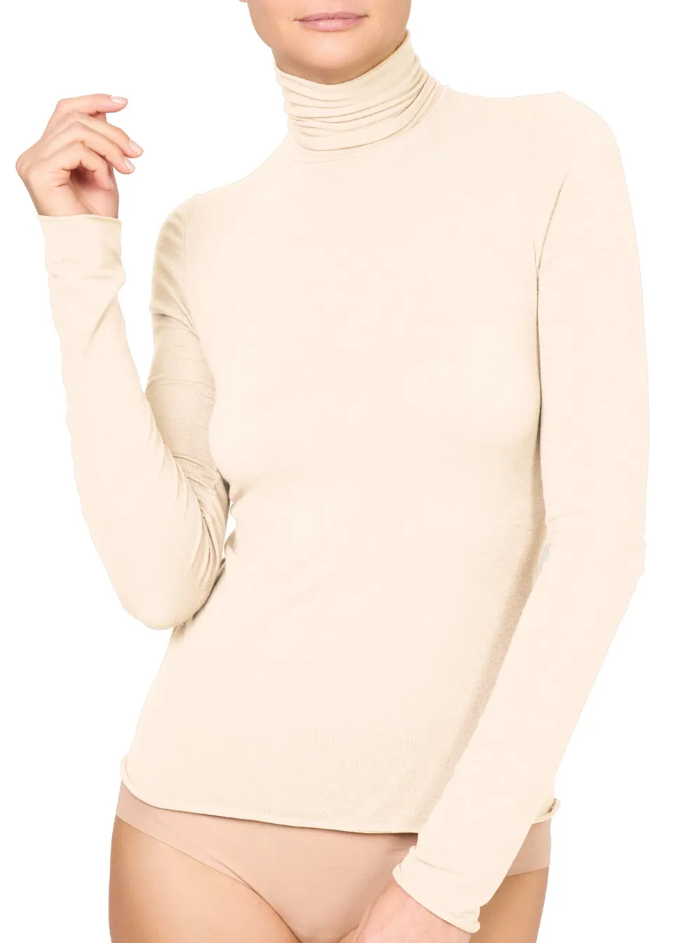 Philippe Matignon Leger Maglia Collo Alto Cachemire