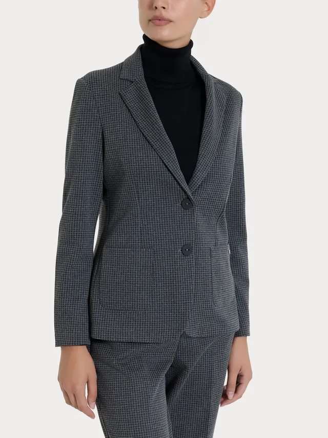 Ragno Blazer Due Bottoni giacca ardesia micro check