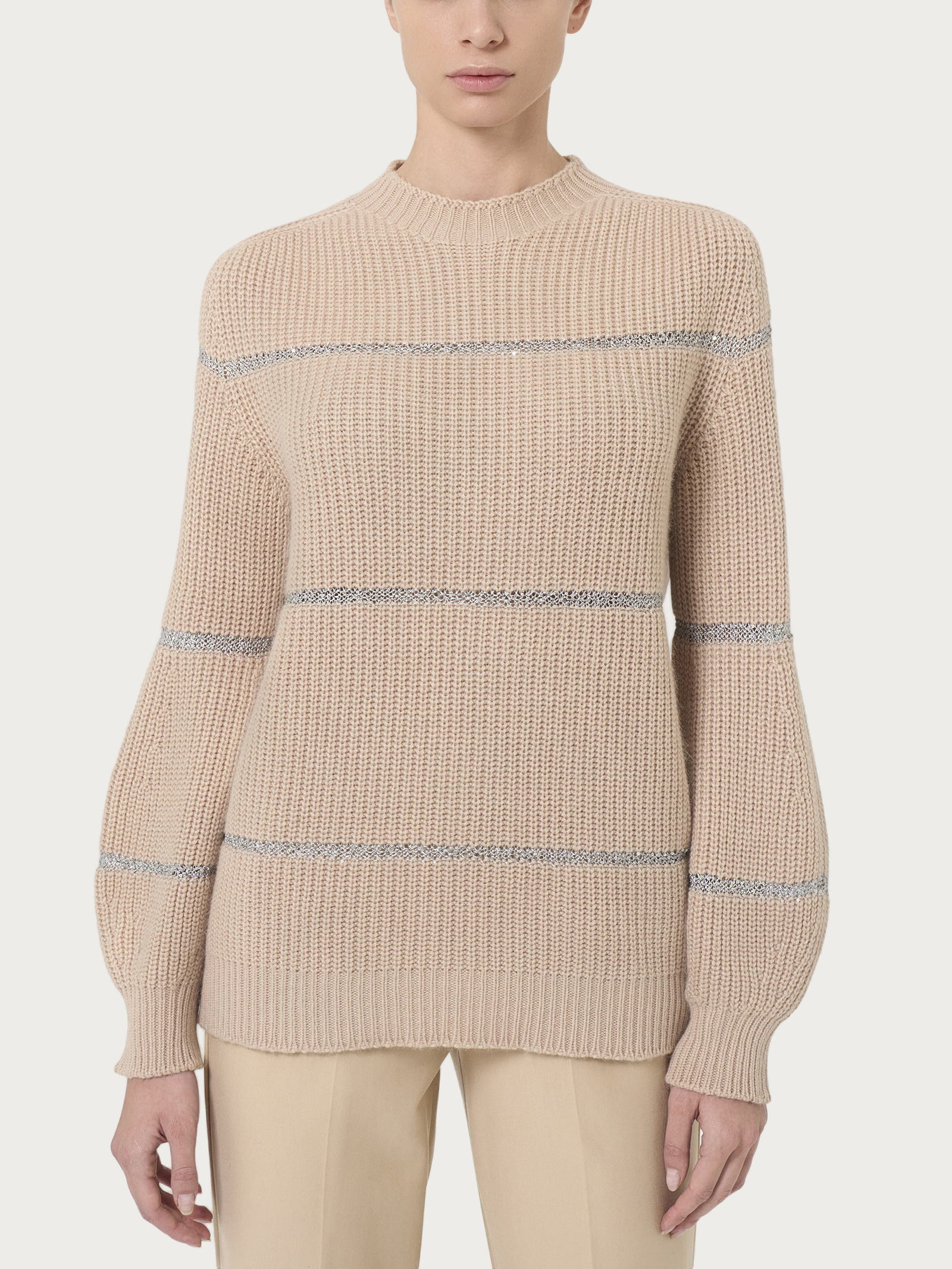 Ragno Merino Soft Maglia donna angora Moonlight boxy