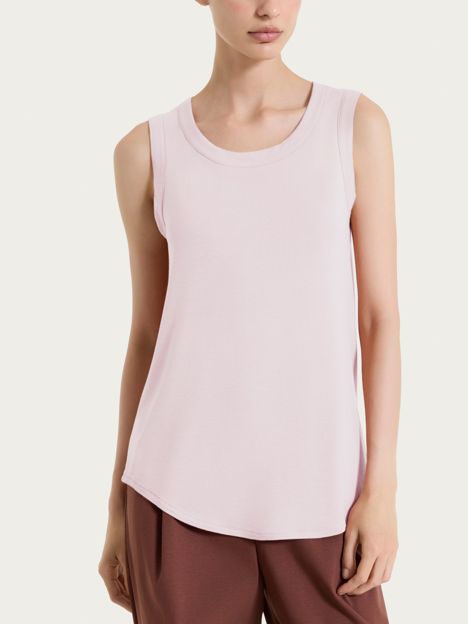 Ragno Viscosa Summer top spalla larga lilla viscosa