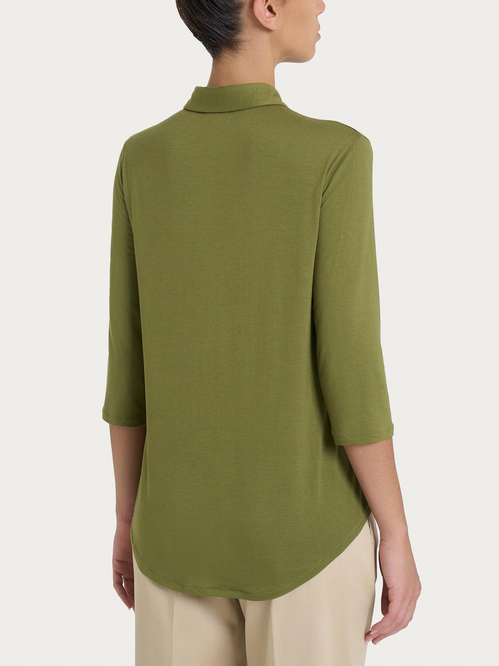 Ragno Viscosa Summer Camicia manica 3/4 Sphagnum