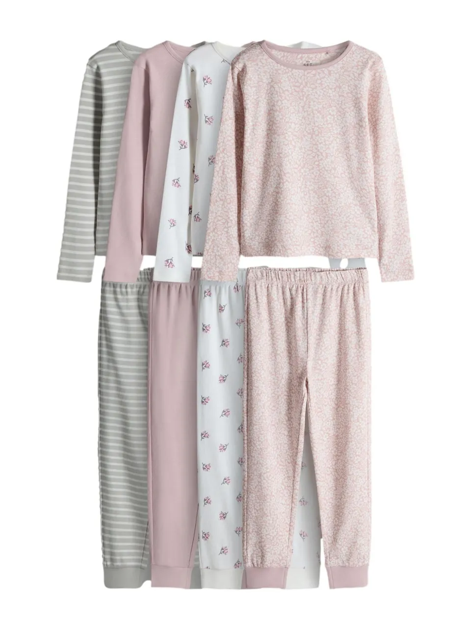 The Set pigiami bambina comodi taglia vera confezione 4 pz