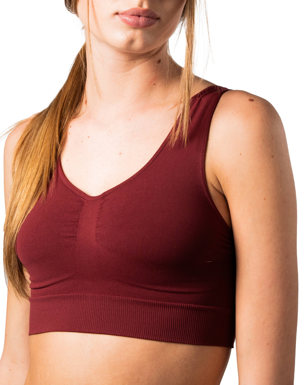 SlimCell Shapewear Top Bralette spalla larga nero