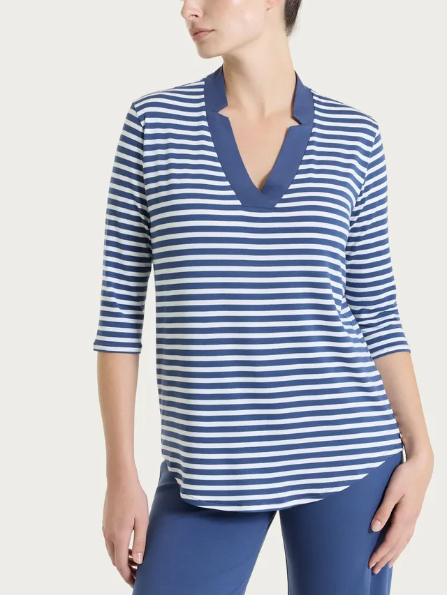 Ragno Maglietta Donna Scollo V Oceana Viscosa Summer