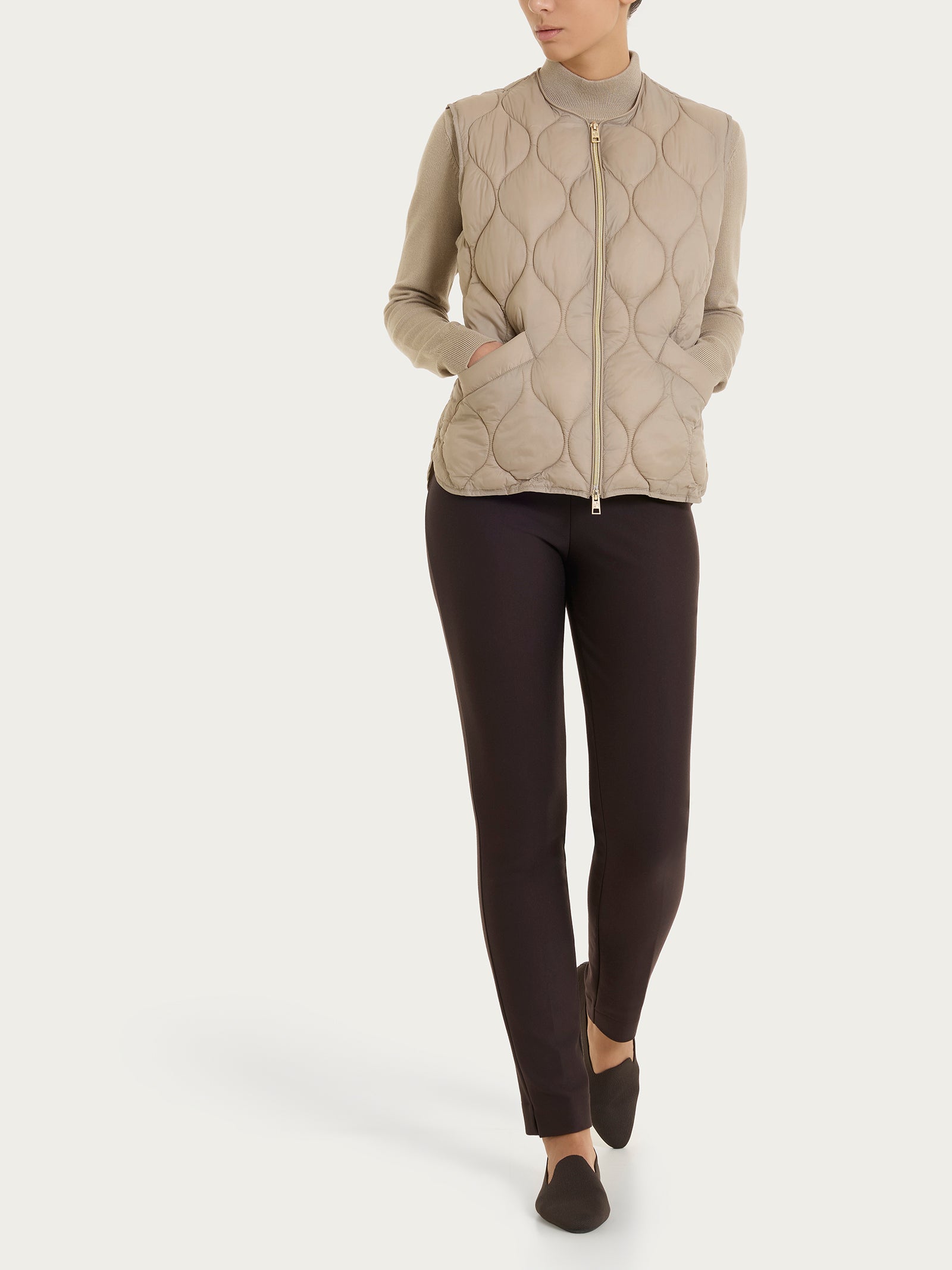 Ragno Vegan Wool onion quilt piumino glace smanicato