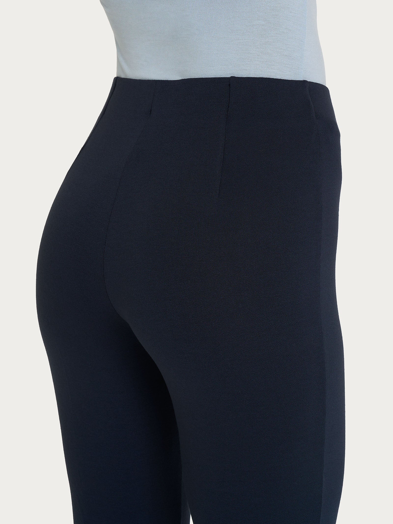 Ragno Relaxed Wardrobe Pantalone Capri Spacchetti Bleu viscosa