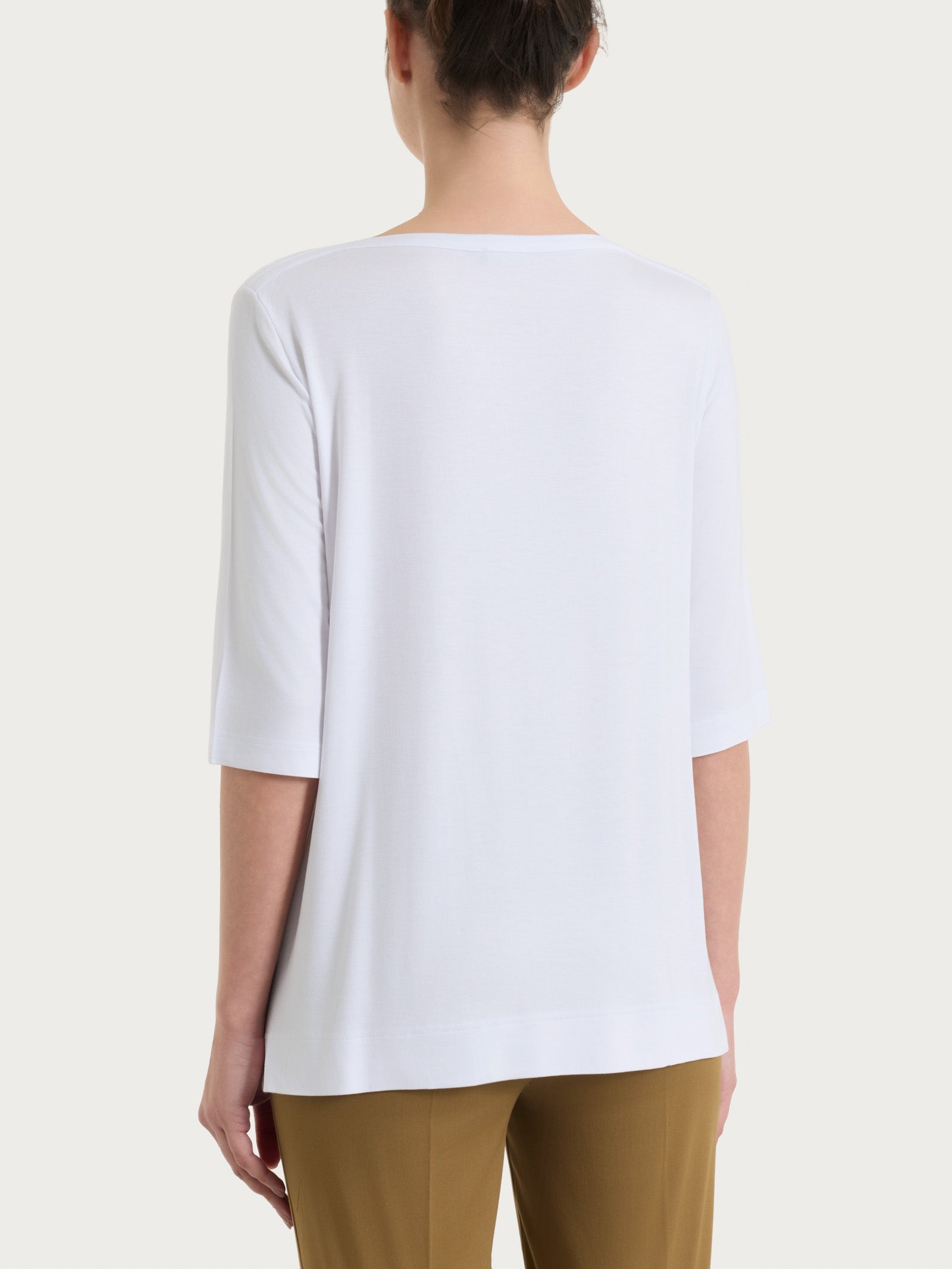Ragno Viscosa Summer maglietta manica 3/4 Bianco