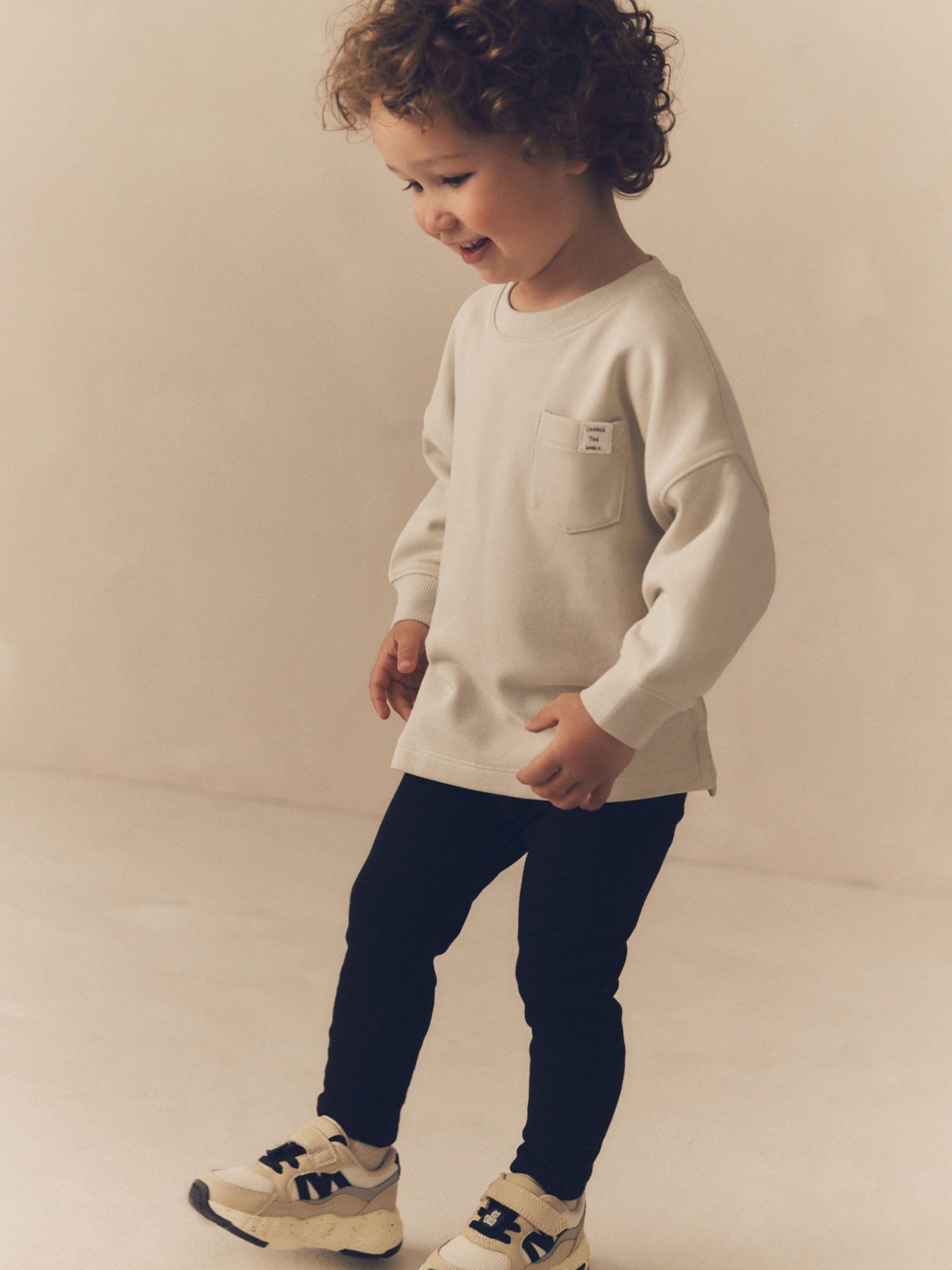 Next set t-shirt manica lunga + leggings 62-68 2 pezzi