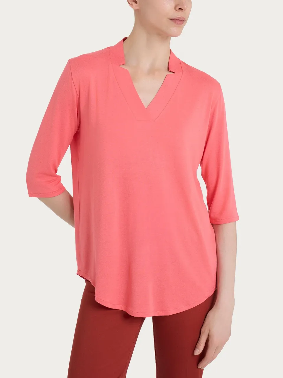 Ragno Viscosa Summer Maglietta Donna Dubarry Scollo V