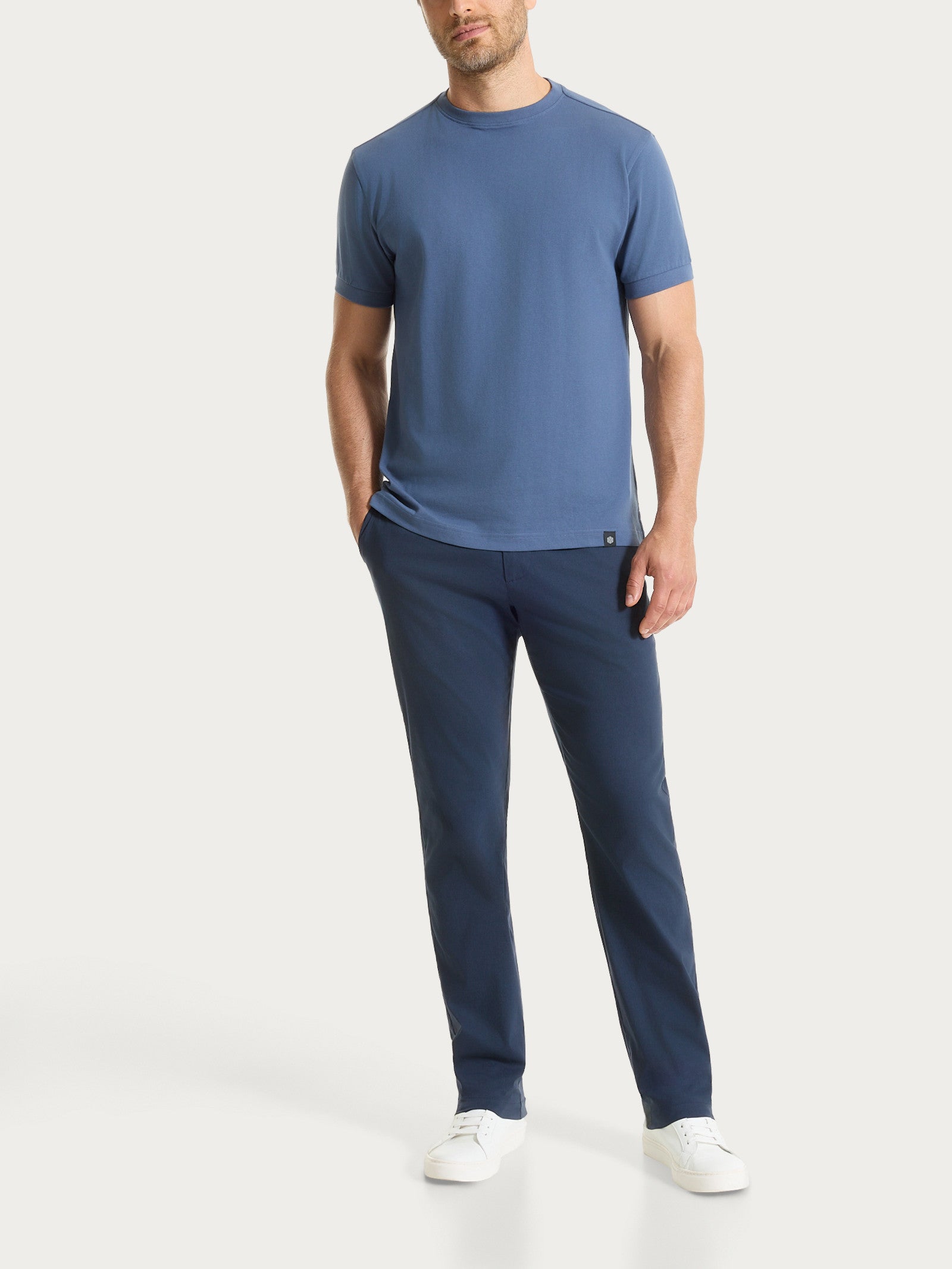 Ragno Pantalone Chino Super Fresh Bleu Uomo