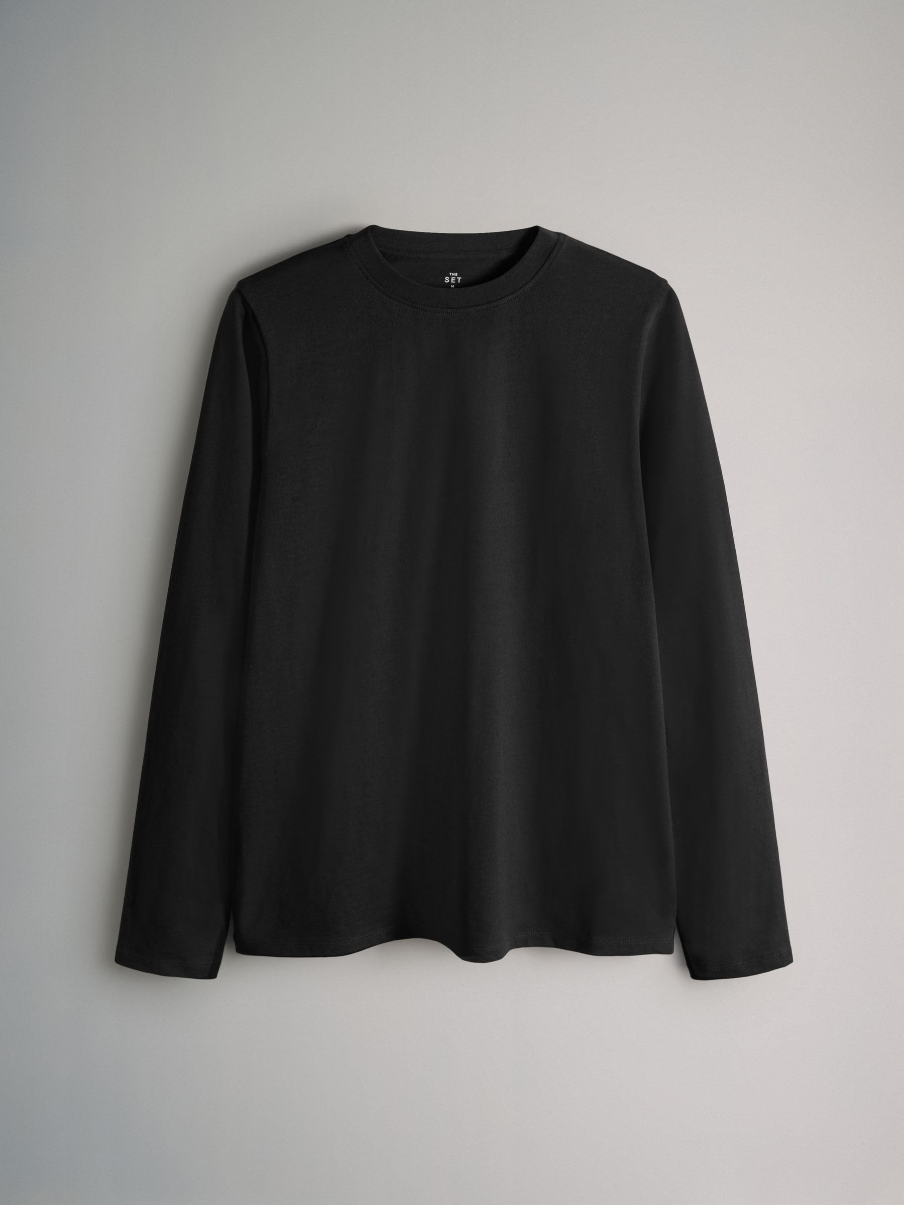 Next The Set T-Shirt Maniche Lunghe Donna 4 Pezzi Comode Nere