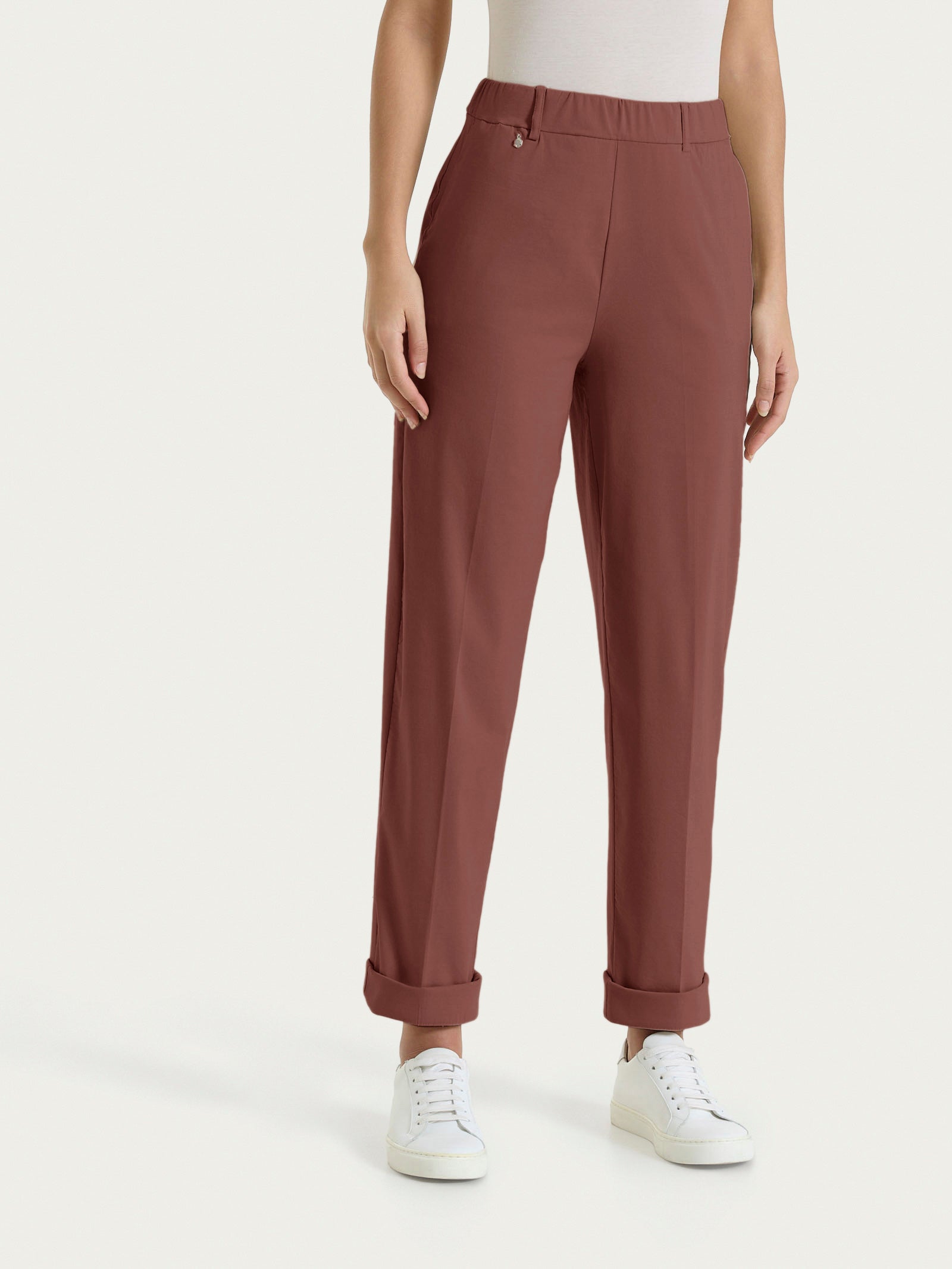Ragno Super Fresh Pantalone a carota Cappuccino cotone