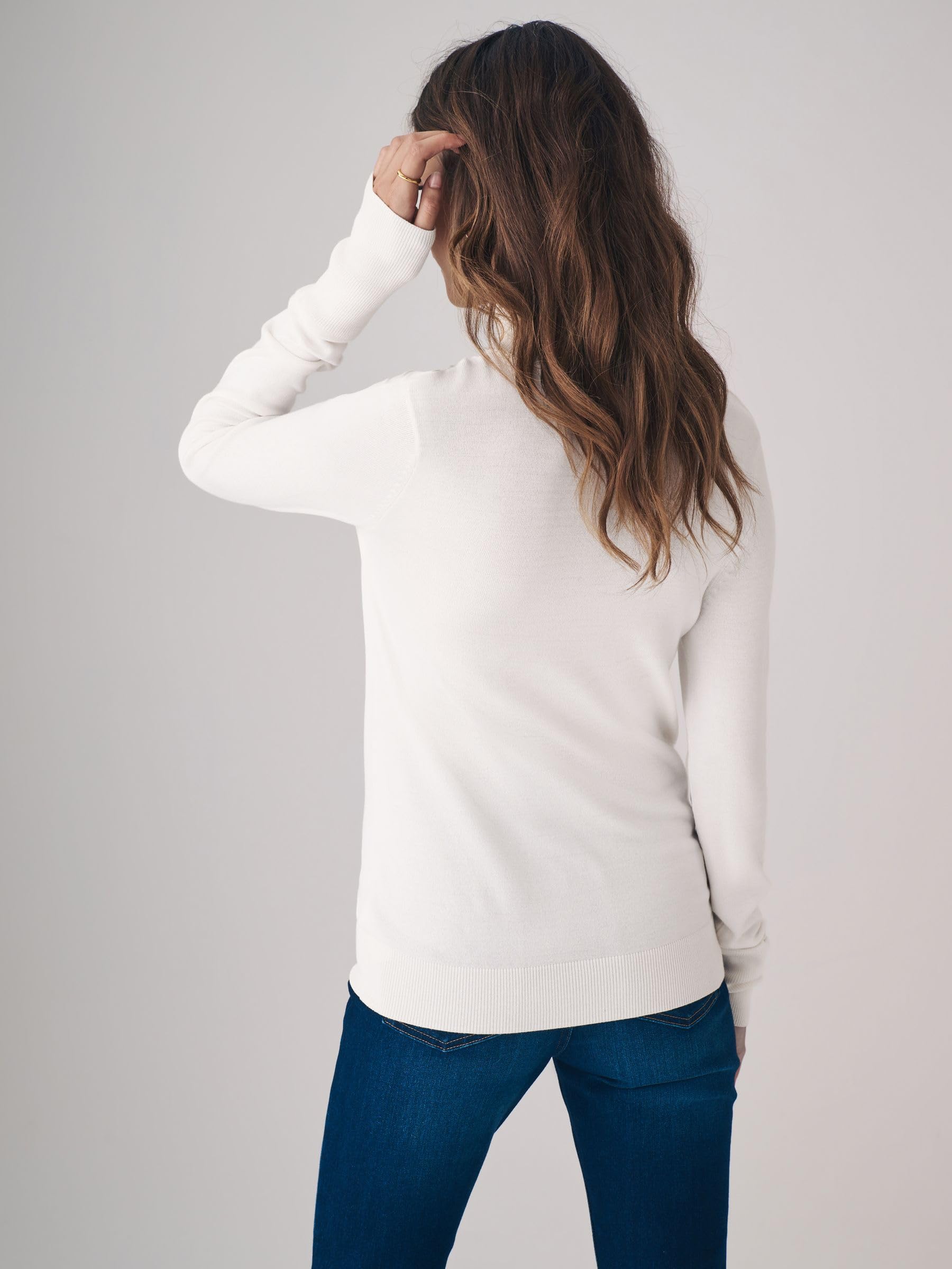 Next The Set maglione coste donna collo alto 3 pezzi