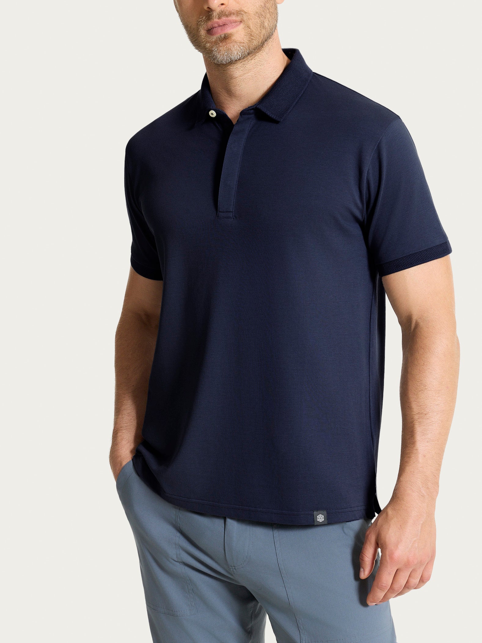 Ragno Puro Cotone polo manica corta Outer Space puro cotone