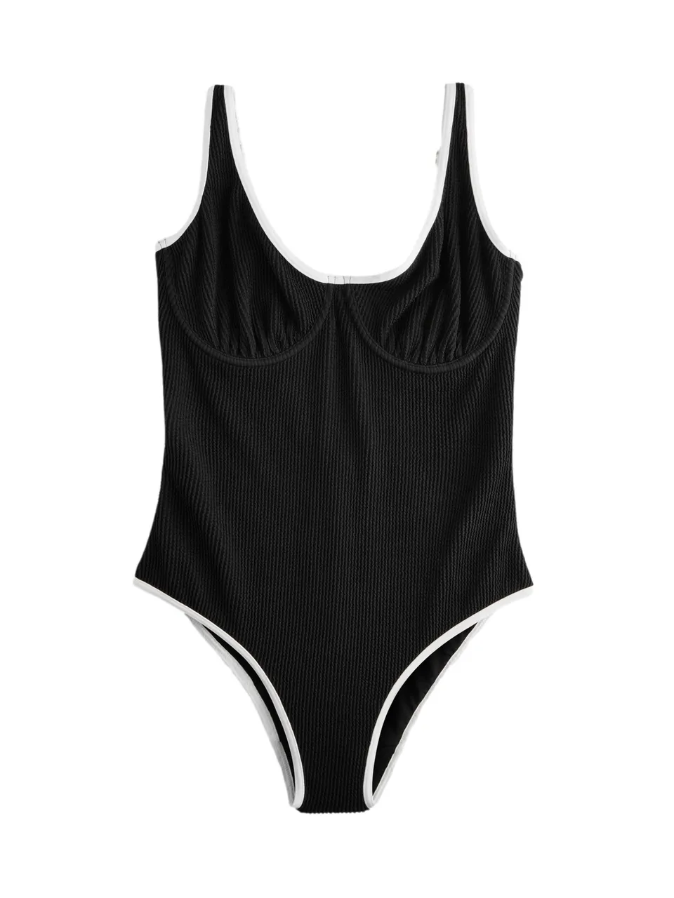 Next Costume Intero Donna DD+ 38/85E Nero Contenitivo