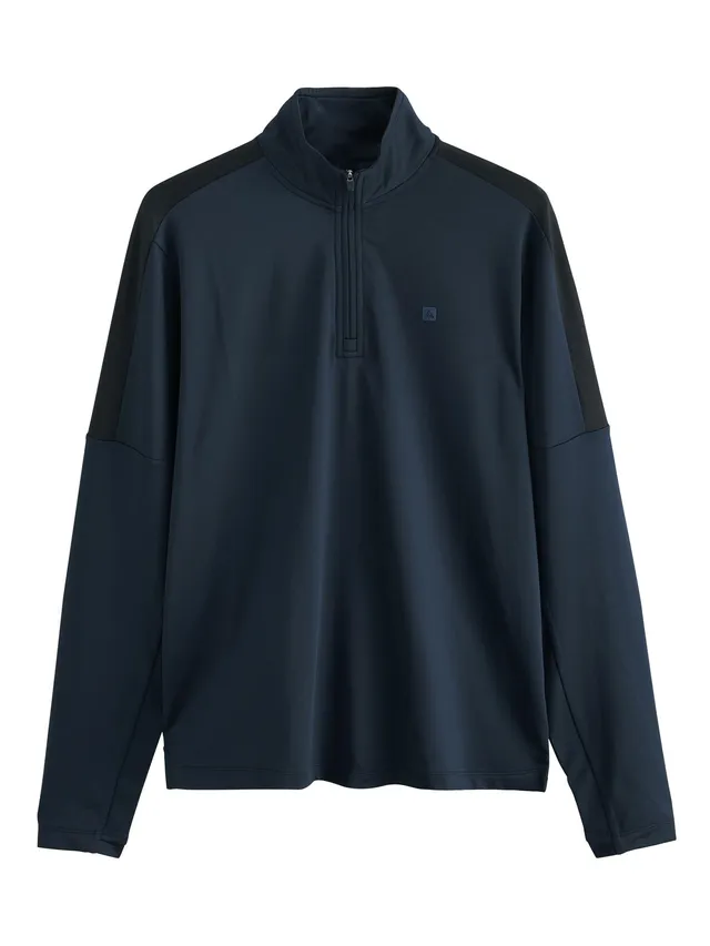 Next Active Maglia Zip Corta Felpa Uomo Traspirante
