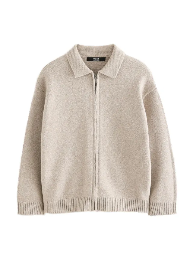 Next cardigan ragazzo zip intera taglia 128 comodo
