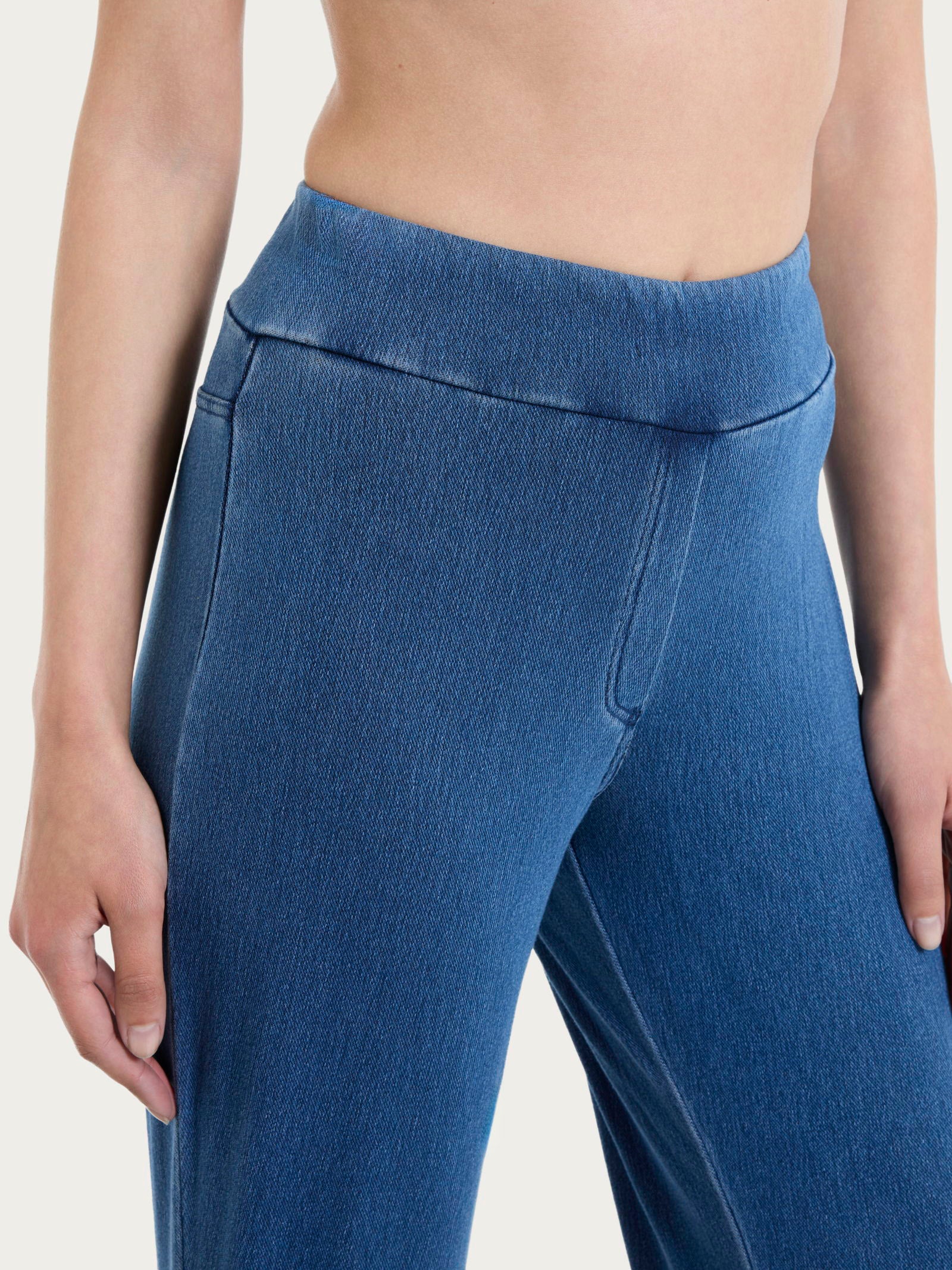 Ragno beYOUtiful leggings donna denim jeans dritti