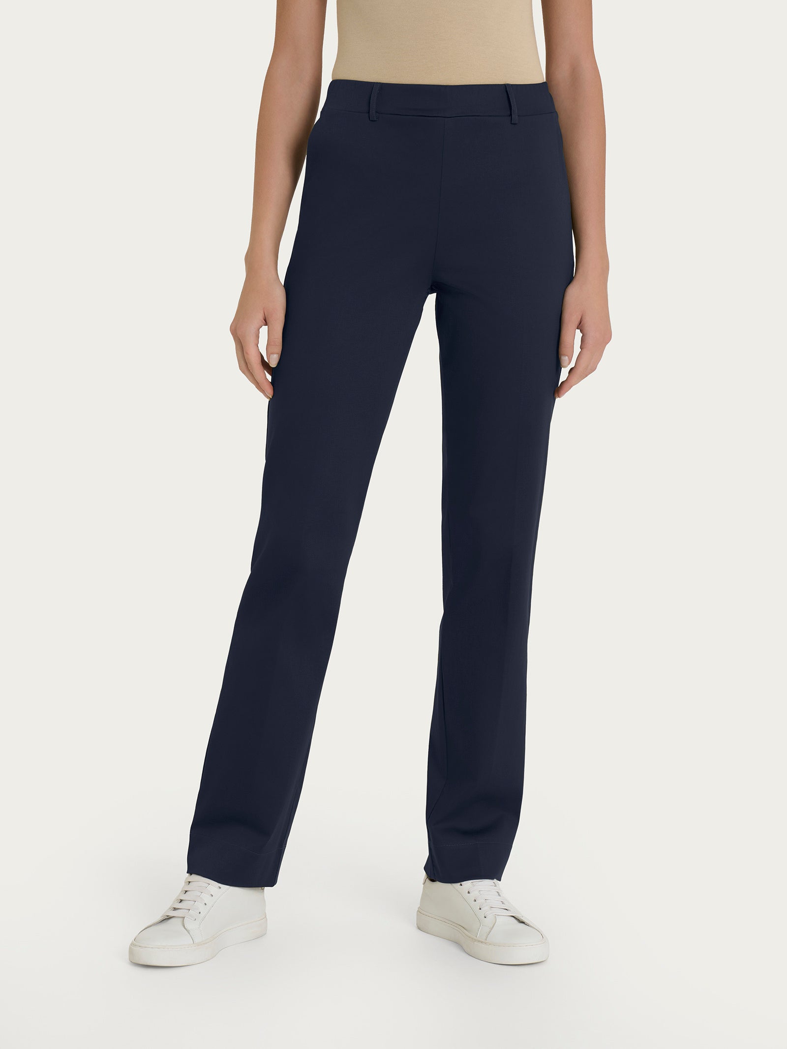 Ragno Satin Power pantalone dritto con tasche bleu