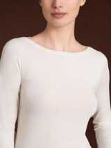 Ragno Tenderwool maglietta barchetta manica lunga casha lana