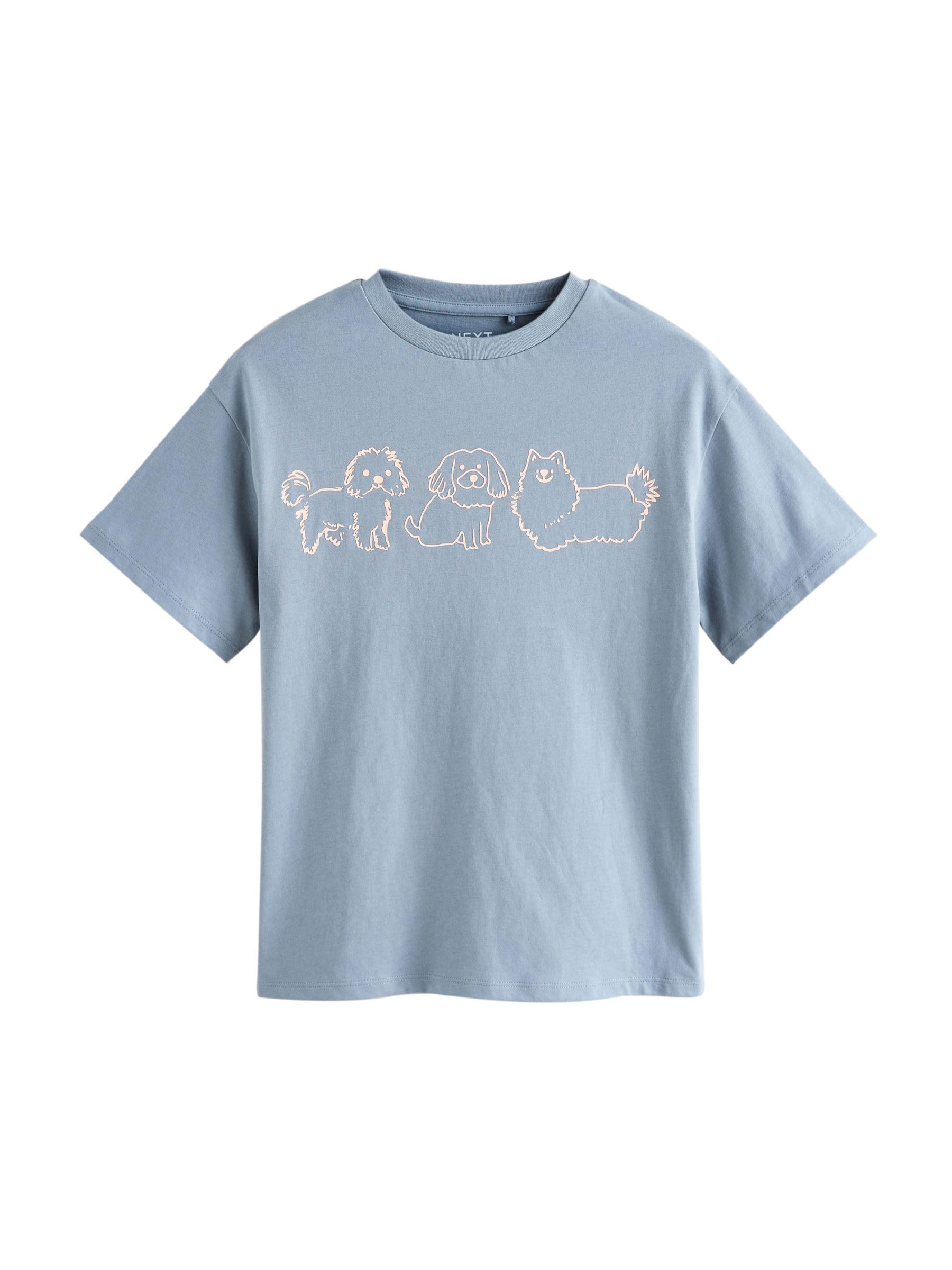 Next T-Shirt Oversize bambina 4 pezzi 110 vestibilità comoda