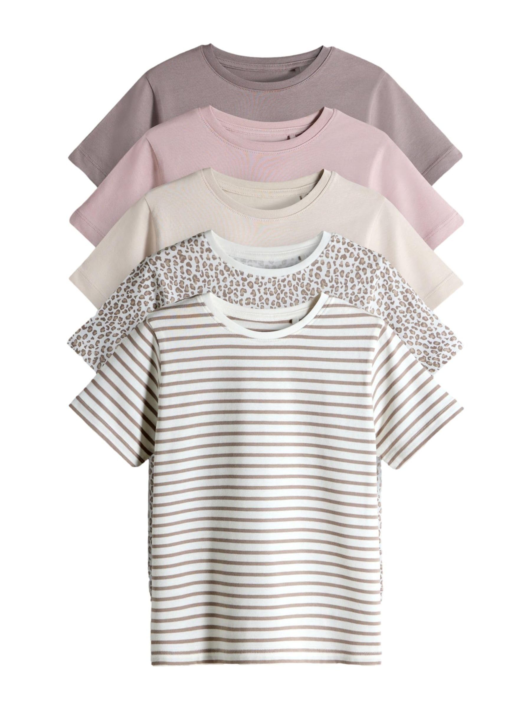 Next The Set T-shirt bambina 5 pezzi skater manica corta