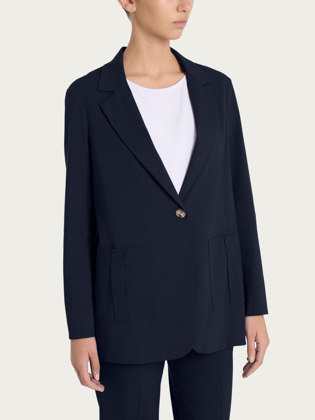 Ragno Super Natural Deconstructed Blazer giacca blu