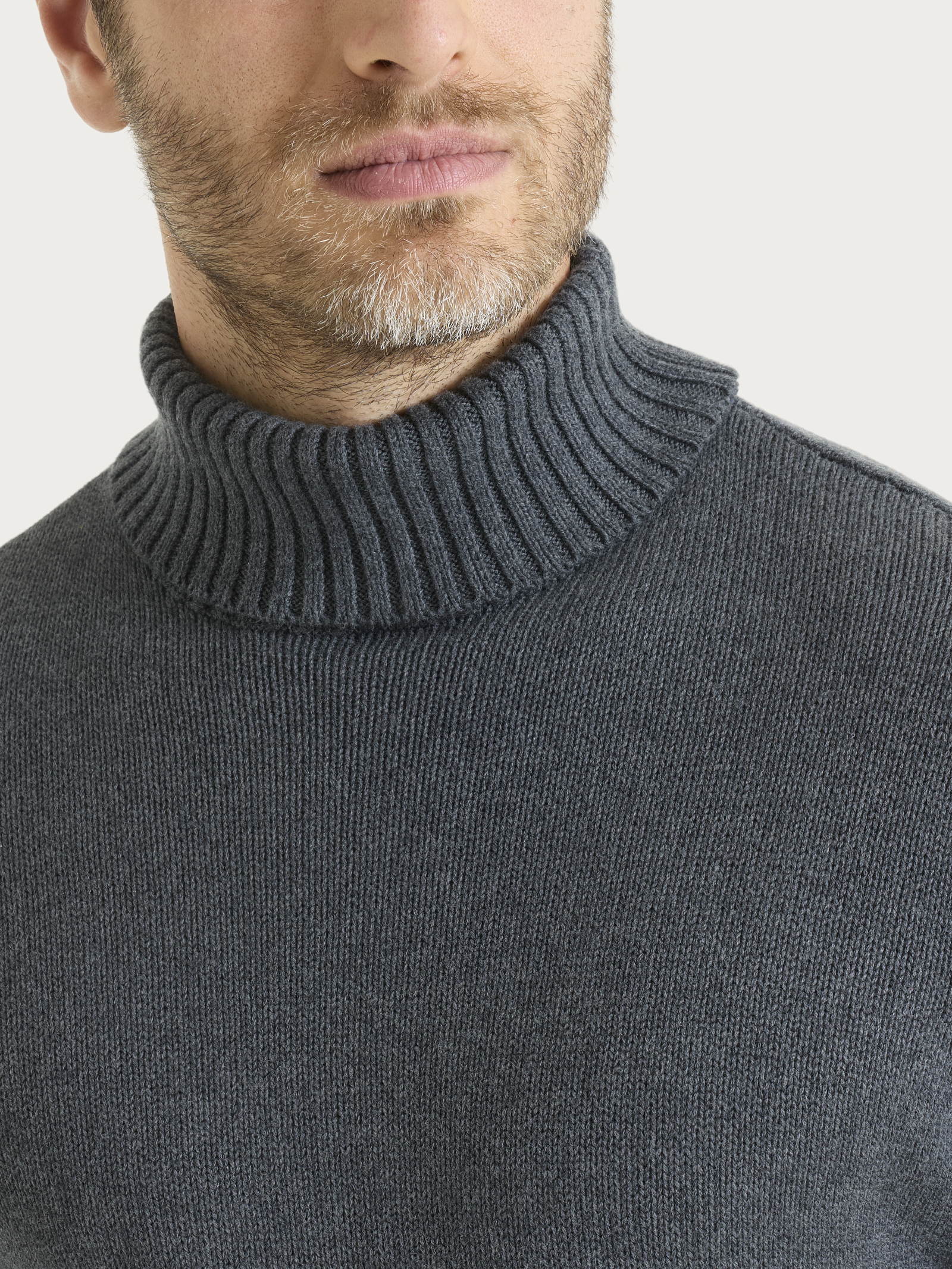 Ragno Winter Cotton Dolcevita Uomo Ardesia Mel.